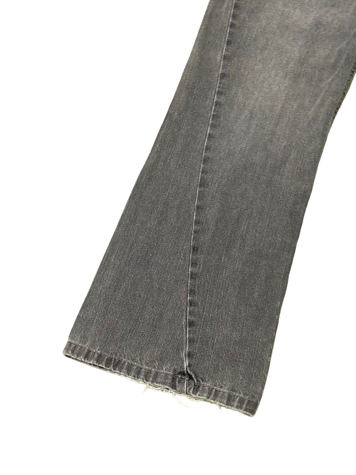 Japanese Brand Flare Jeans Barcedos Faded Distress Boot Cut 8🟦2 Size US 31 - 5 Thumbnail