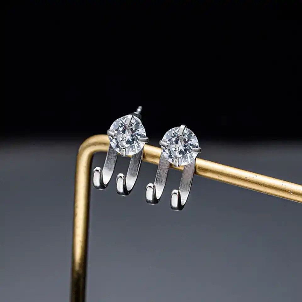 Jewelry × Vintage Hook Paw Earrings Korean Earrings Size ONE SIZE - 4 Thumbnail