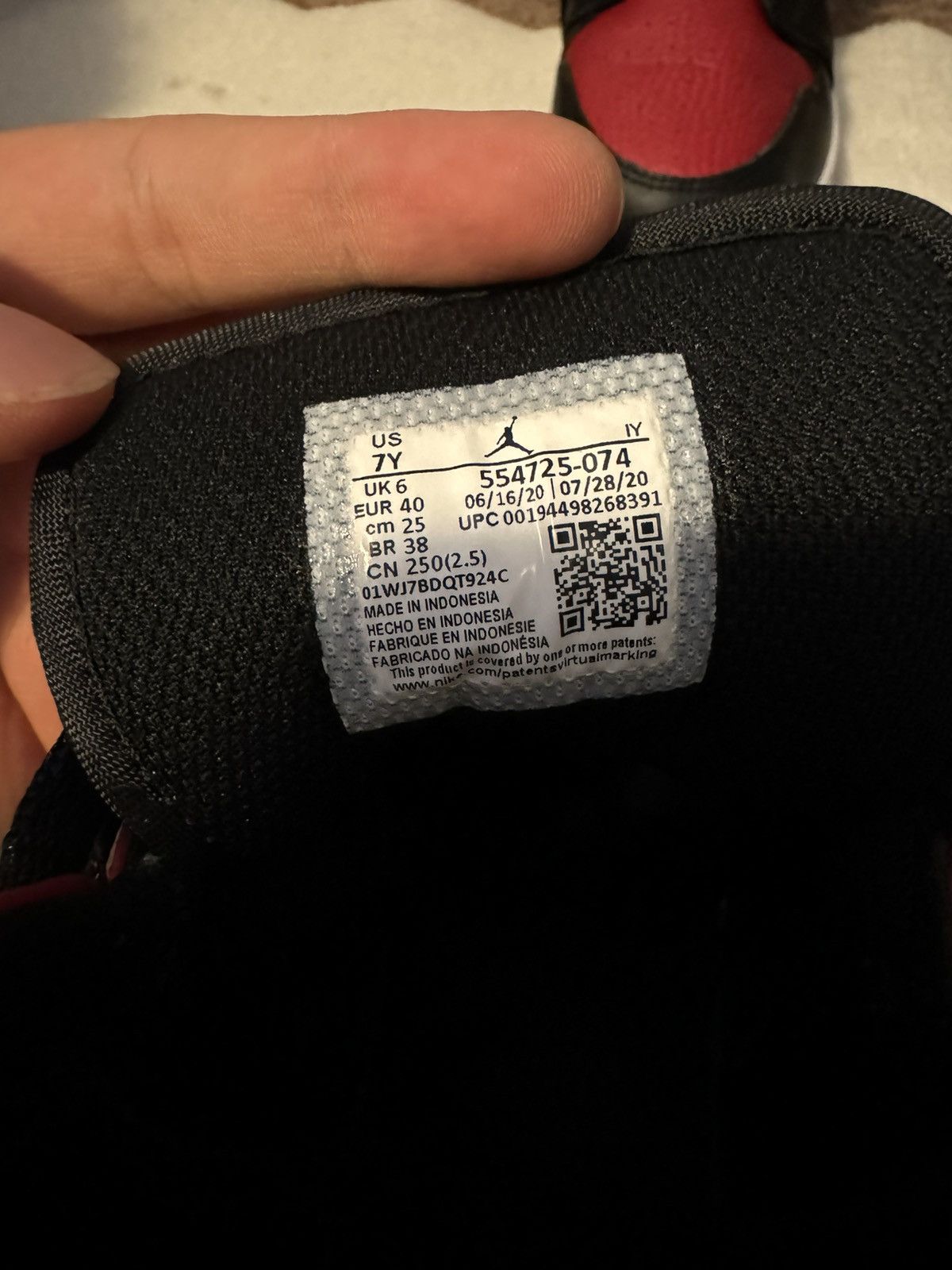 Jordan Brand Jordan 1 Banned Mid Size US 7 / EU 40 - 5 Thumbnail
