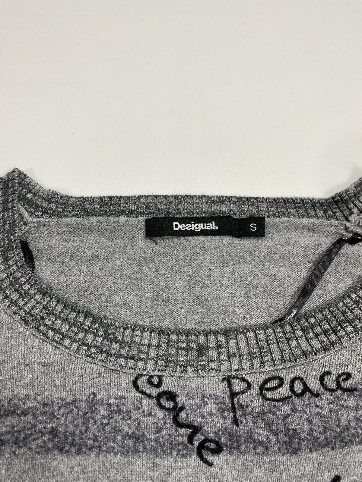 Desigual 🔥LASTDROP🔥 Y2K Style Striped Notebook Flowers Sweater Size M / US 6-8 / IT 42-44 - 8 Thumbnail