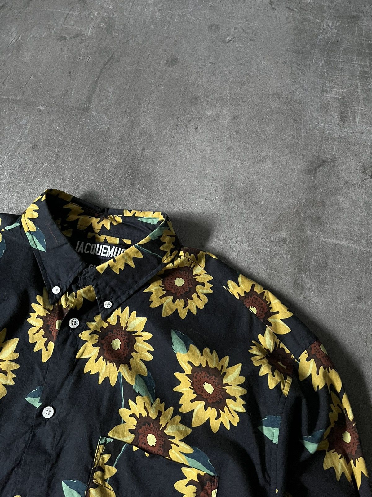 Jacquemus Jacquemus sunflower black button up shirt Size US L / EU 52-54 / 3 - 4 Thumbnail