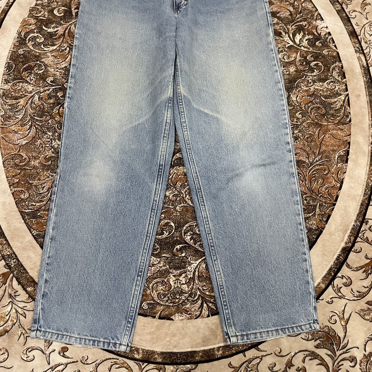 L.L. Bean 🔥Vintage LL Bean Stoned Washed Relaxed Distress Denim Jeans Size US 32 / EU 48 - 3 Thumbnail