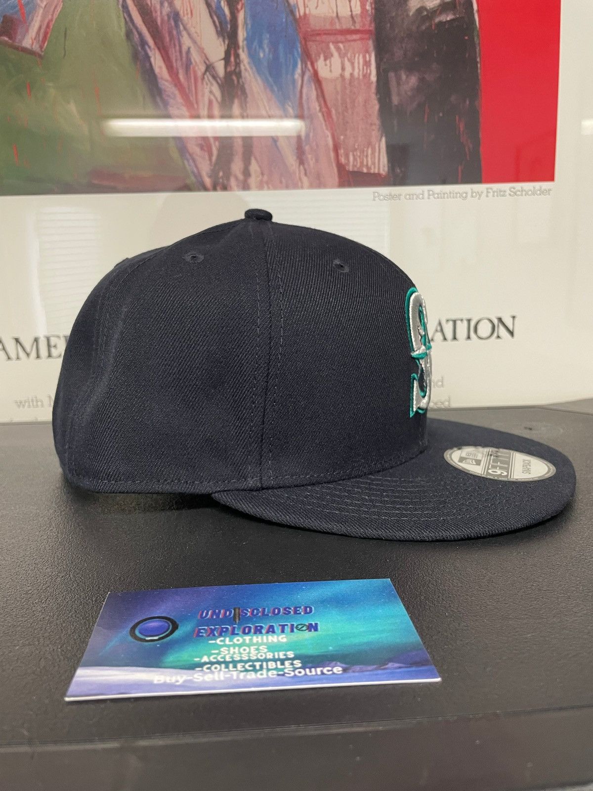 New Era Seattle Mariners navy blue new era hat Size ONE SIZE - 2 Thumbnail