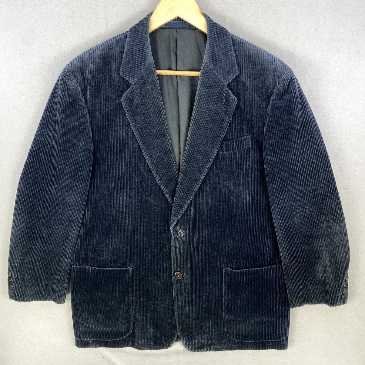 Burberry Vintage 90’s Burberrys Corduroy Blazer Jacket Size US M / EU 48-50 / 2 - 1 Thumbnail