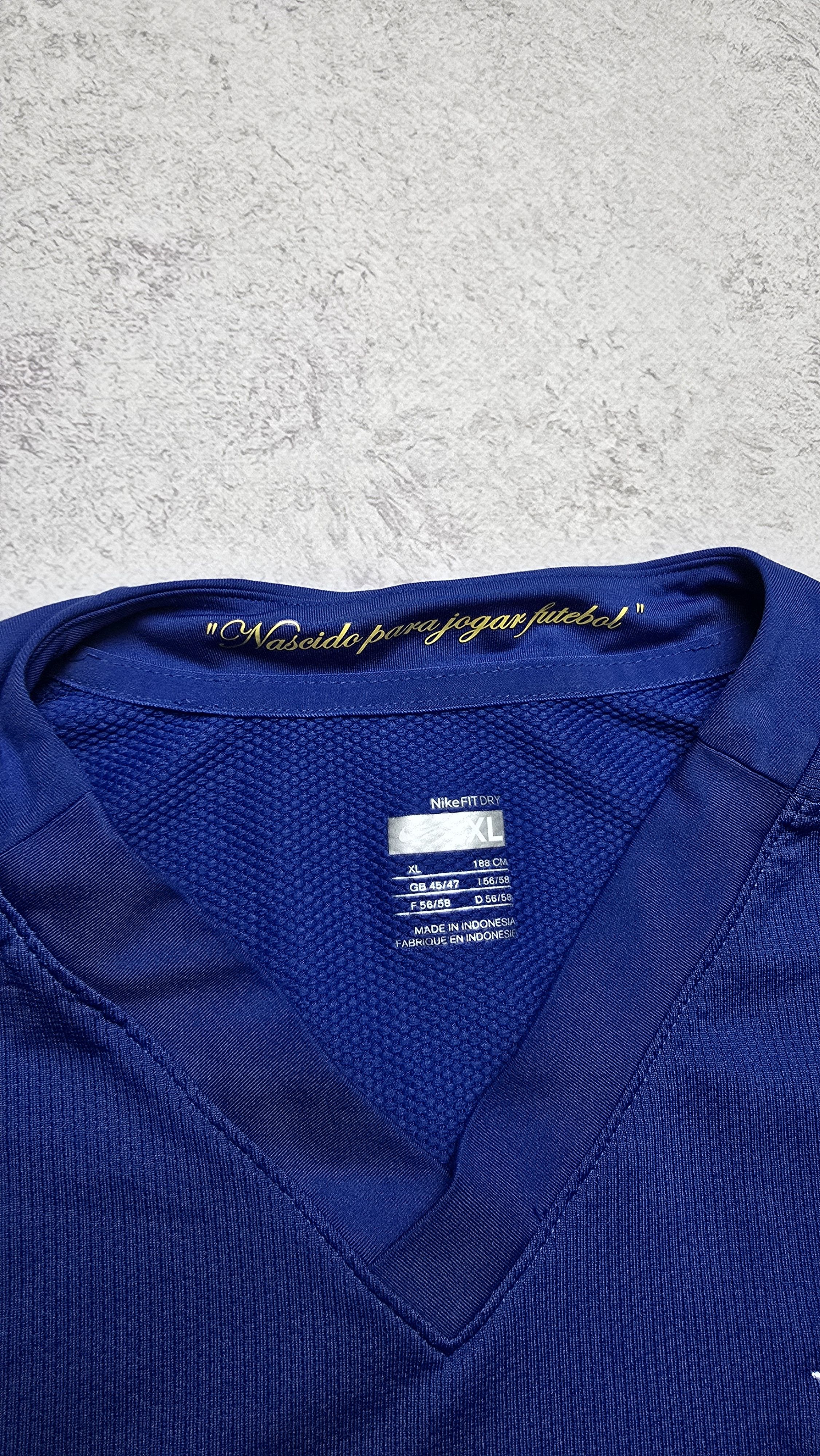 Nike VTG NIKE BRAZIL 2008 2009 AWAY FOOTBALL SHIRT SOCCER JERSEY Size US XL / EU 56 / 4 - 10 Thumbnail