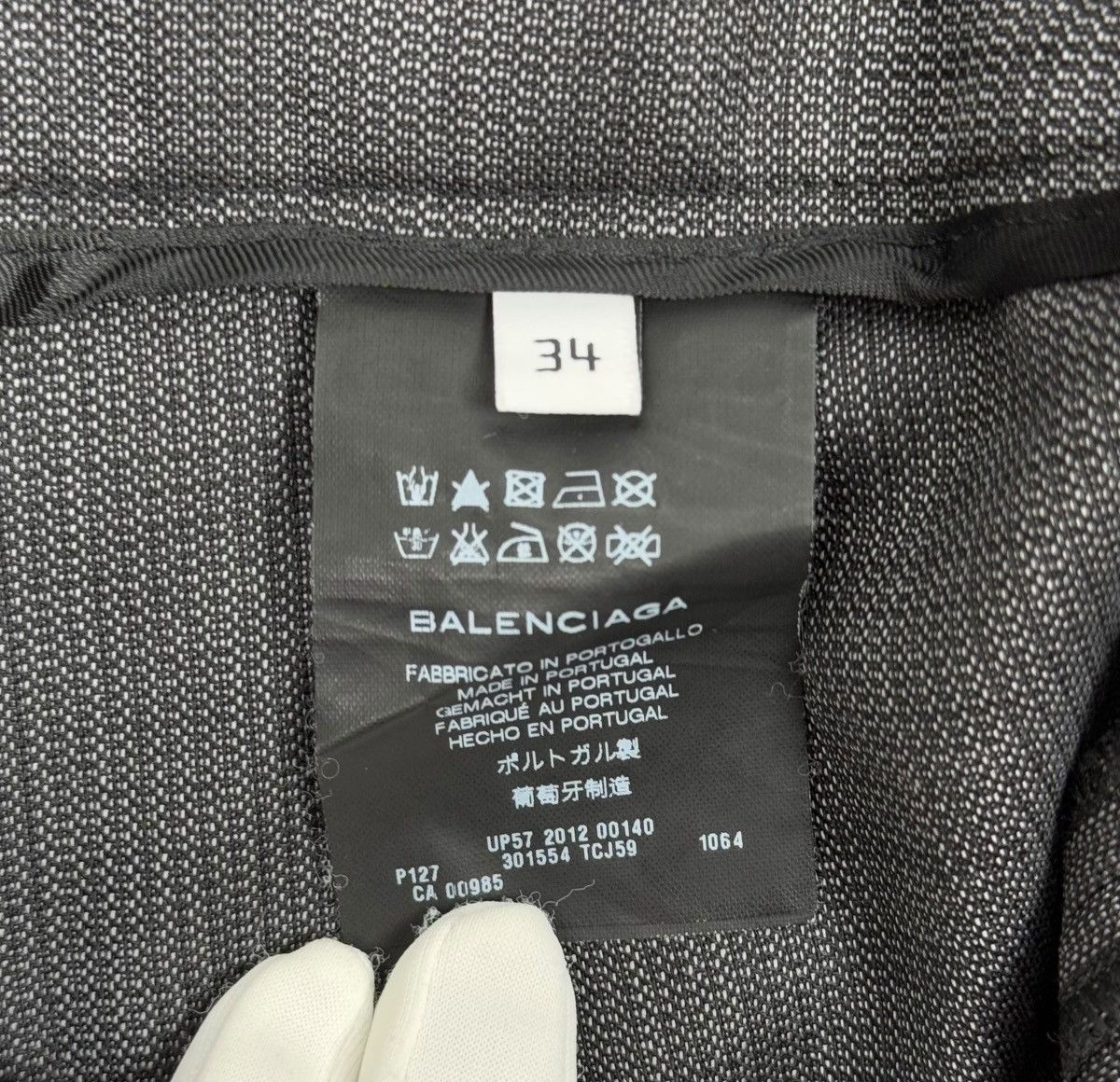 Balenciaga Balenciaga Paris Wool Dress Pants Ankle Zip size 34 Size 24" / US 00 / IT 34 - 12 Thumbnail