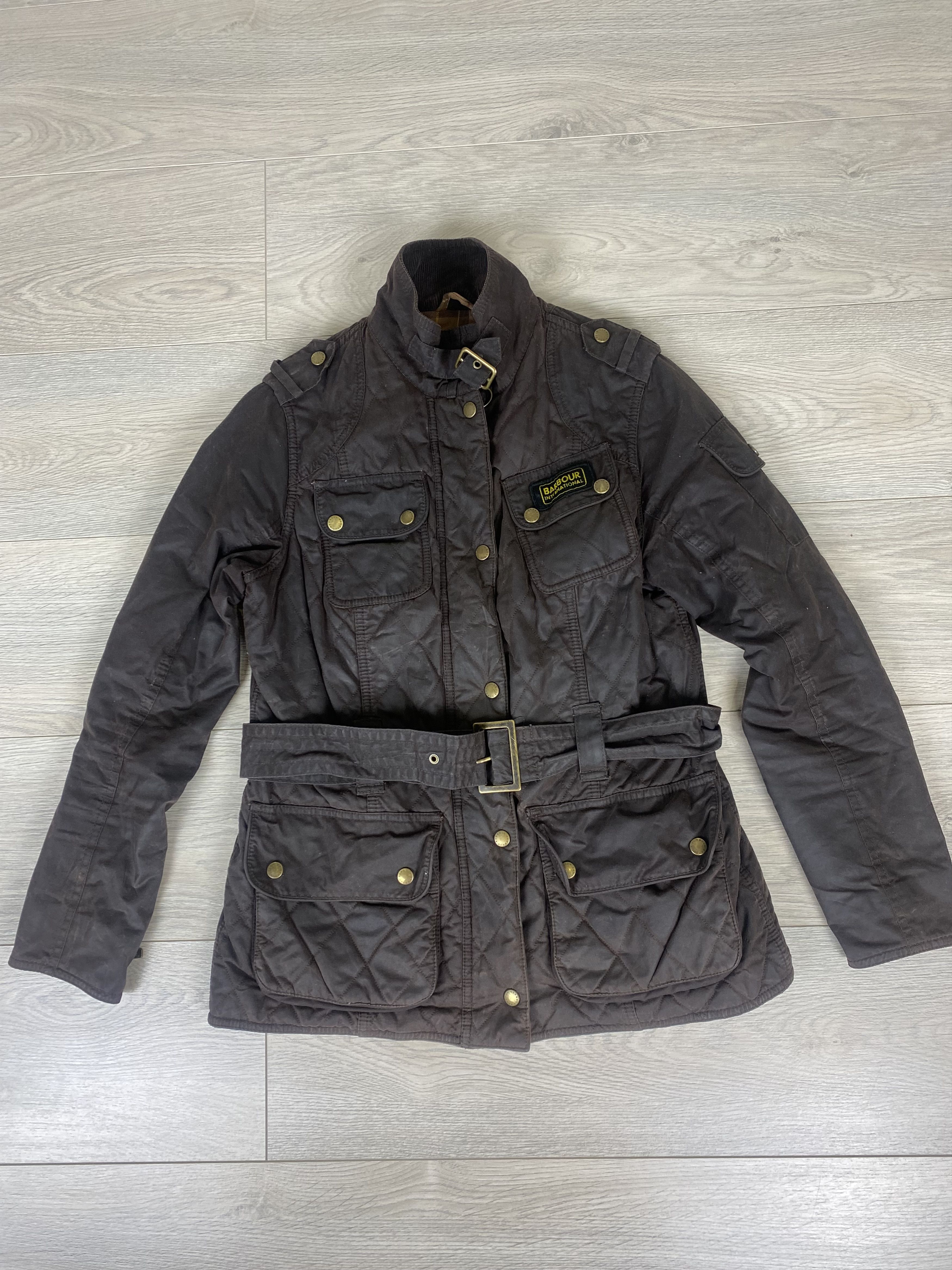 Barbour Barbour International Quilted Waxed Jacket Size M / US 6-8 / IT 42-44 - 2 Thumbnail