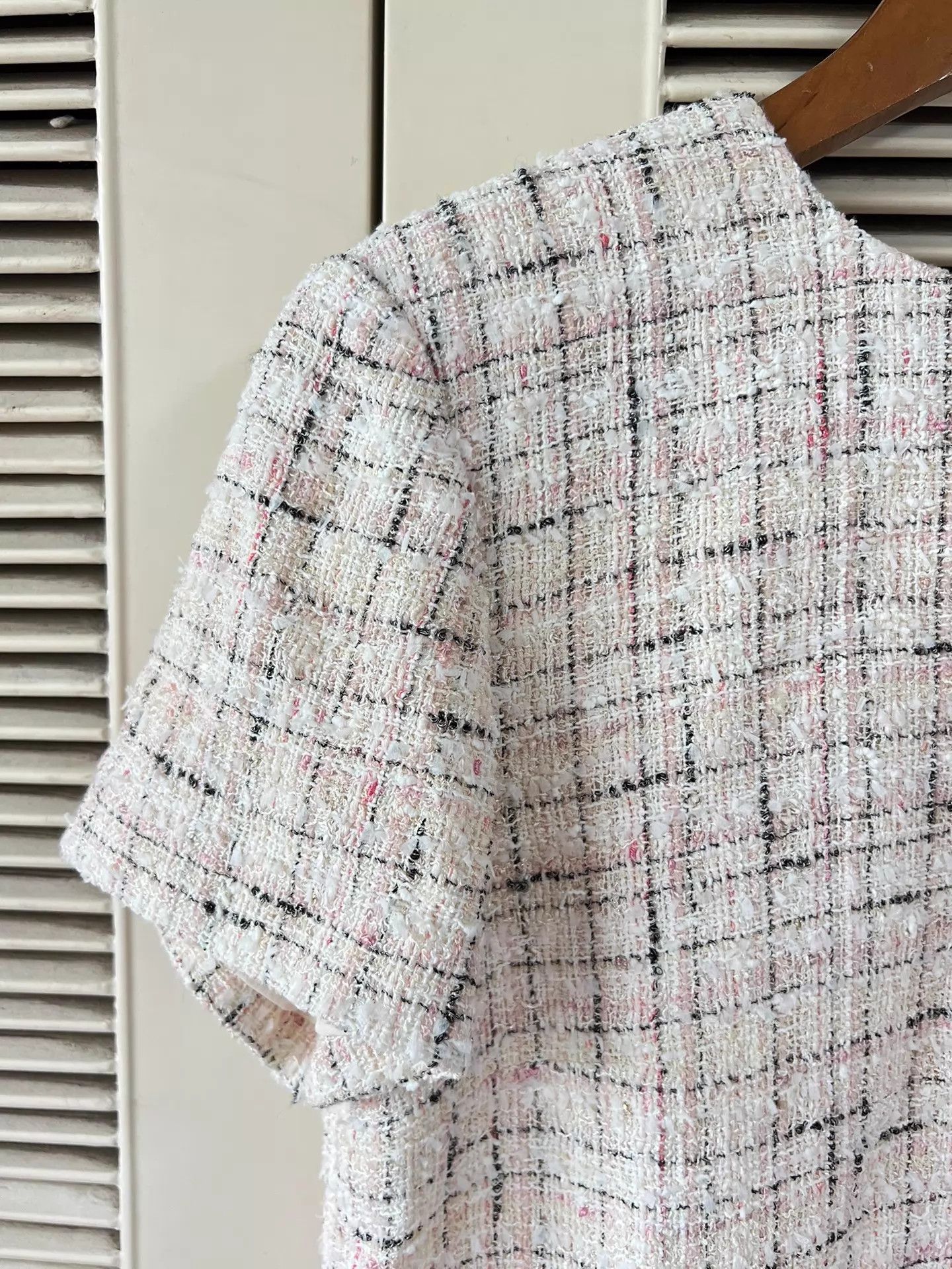 Chanel Chanel Classic Tweed Short-Sleeve Mid-Length Dress 38 Size S / US 4 / IT 40 - 4 Thumbnail