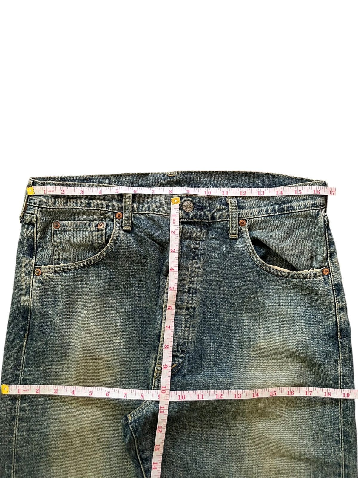 Levi's Vintage 80s Levis 503B Big E Selvedge Mud Wash Baggy Jeans Size US 33 - 6 Thumbnail