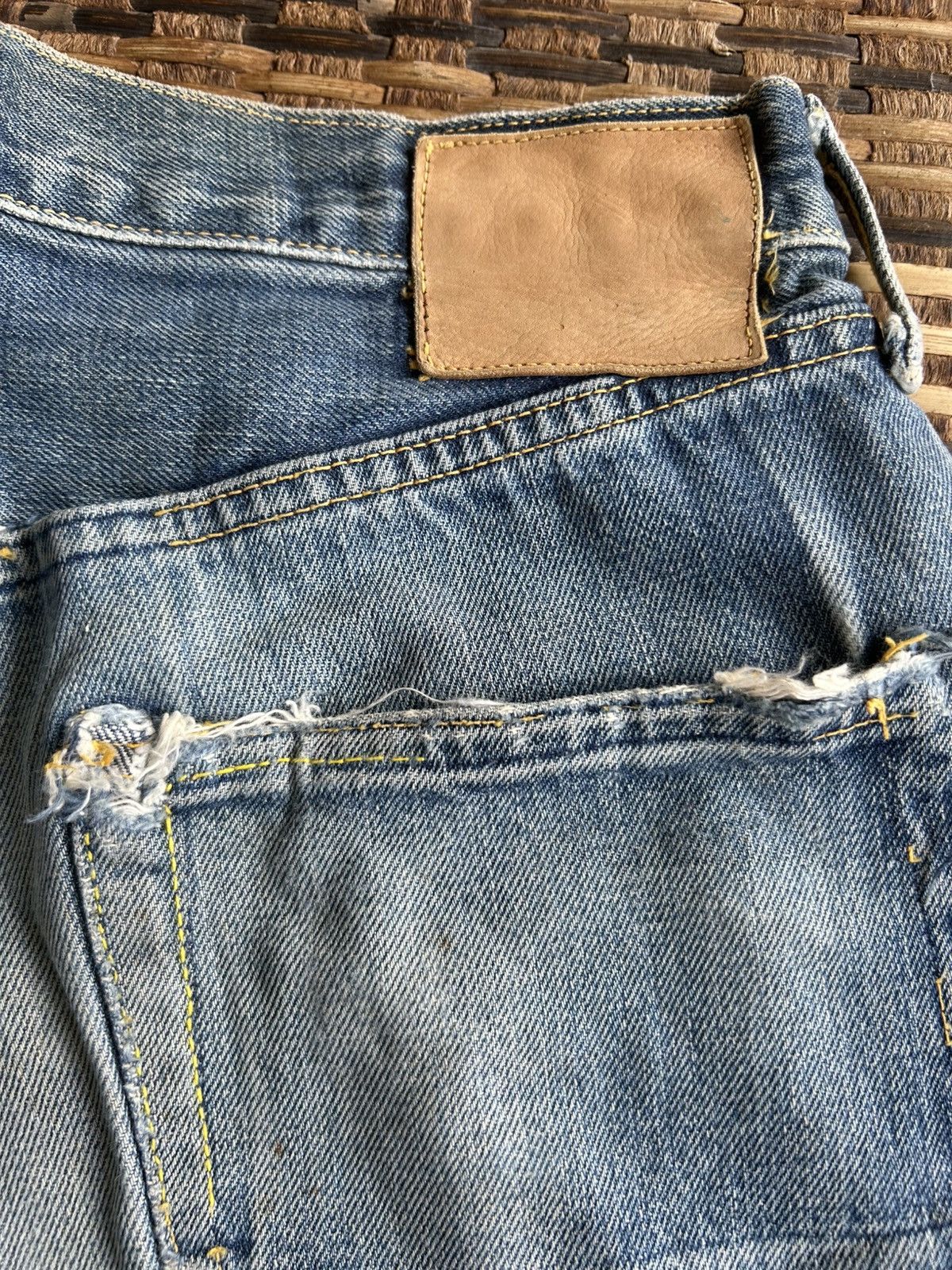 Japanese Brand × Kapital × Vintage Japanese Salvedge Vintage Distressed Denim Jeans Size US 29 - 12 Thumbnail