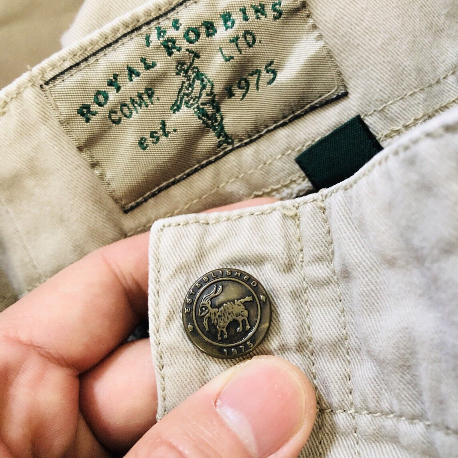 Royal Robbins Vintage Royal Robbins Women Cargo Carpenter Pants 14 Ranger Size 36" / US 14 / IT 50 - 8 Thumbnail
