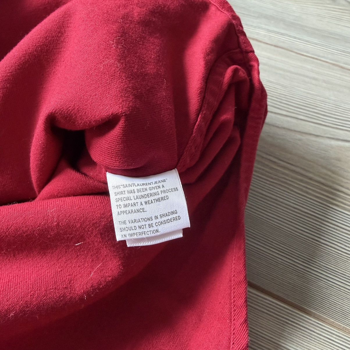 Yves Saint Laurent 🔥Vintage Yves Saint Laurent YSL Logo Shirt Size US L / EU 52-54 / 3 - 9 Thumbnail
