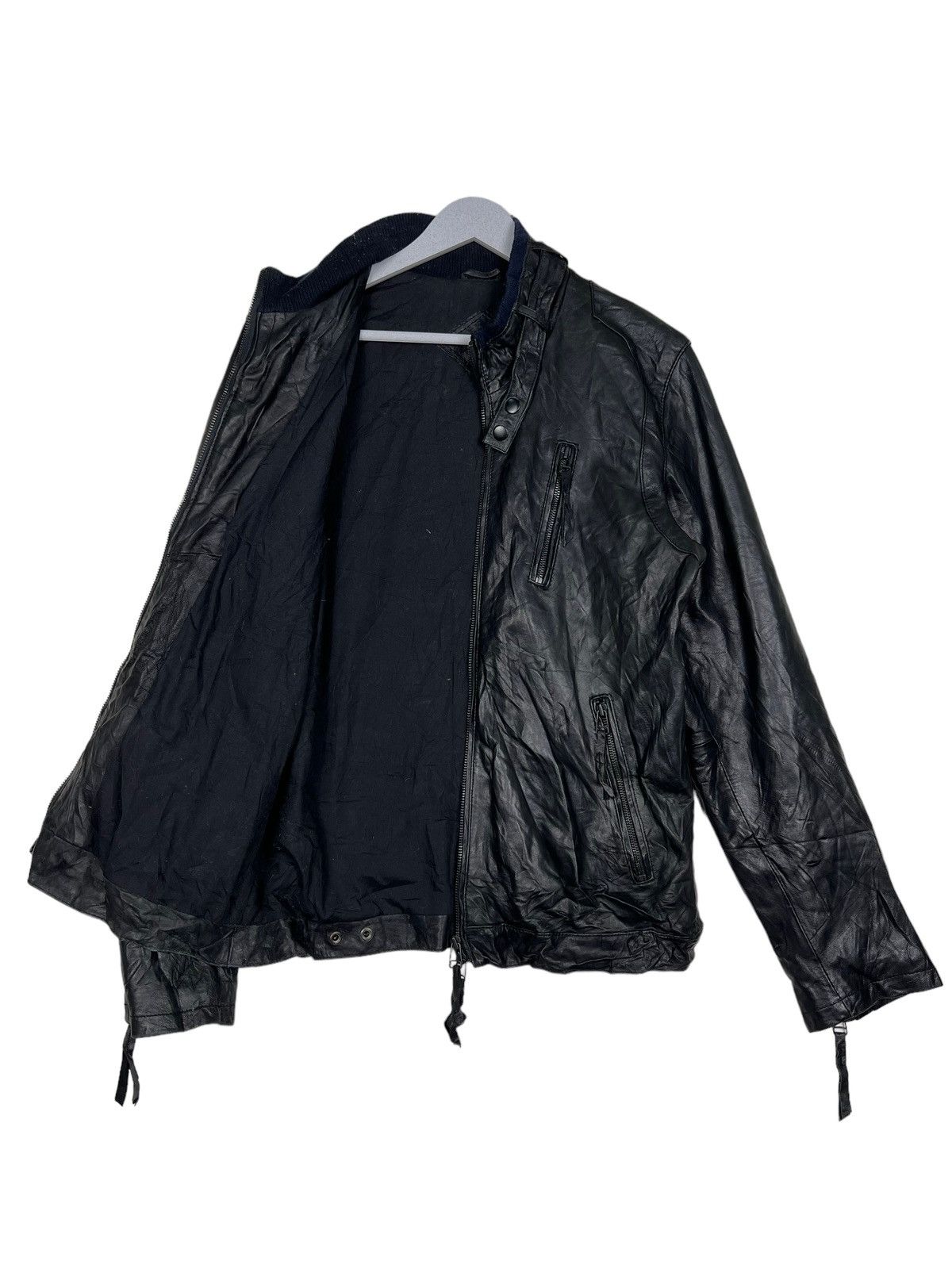 Tornado Mart 🔥 HOUSE OF BLUES LEATHER MOTO RIDER CAFE RACER JACKET Size US M / EU 48-50 / 2 - 9 Thumbnail