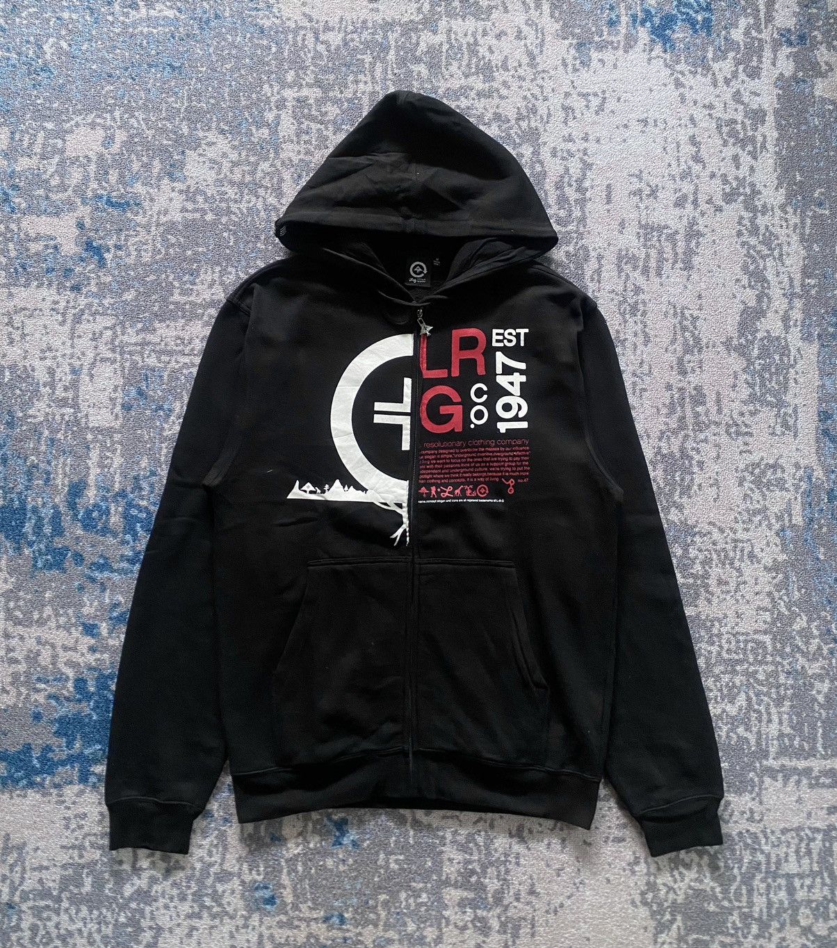 LRG × Vintage LRG Clasic logo zip hoodie Size US M / EU 48-50 / 2 - 1 Thumbnail