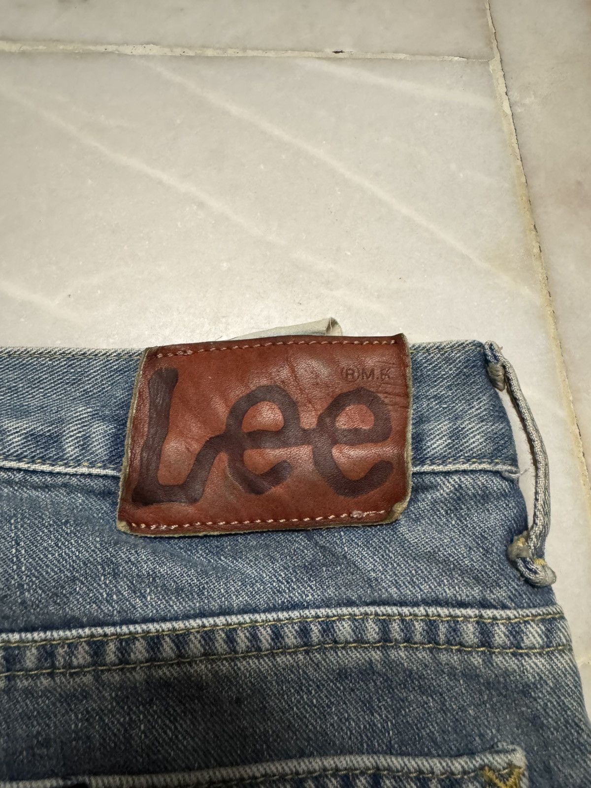 Lee 💥BAGGY💥90's LEE MUD WASHED HEAVYWEIGHT DENIM INSANE STYLE Size US 28 / EU 44 - 17 Thumbnail