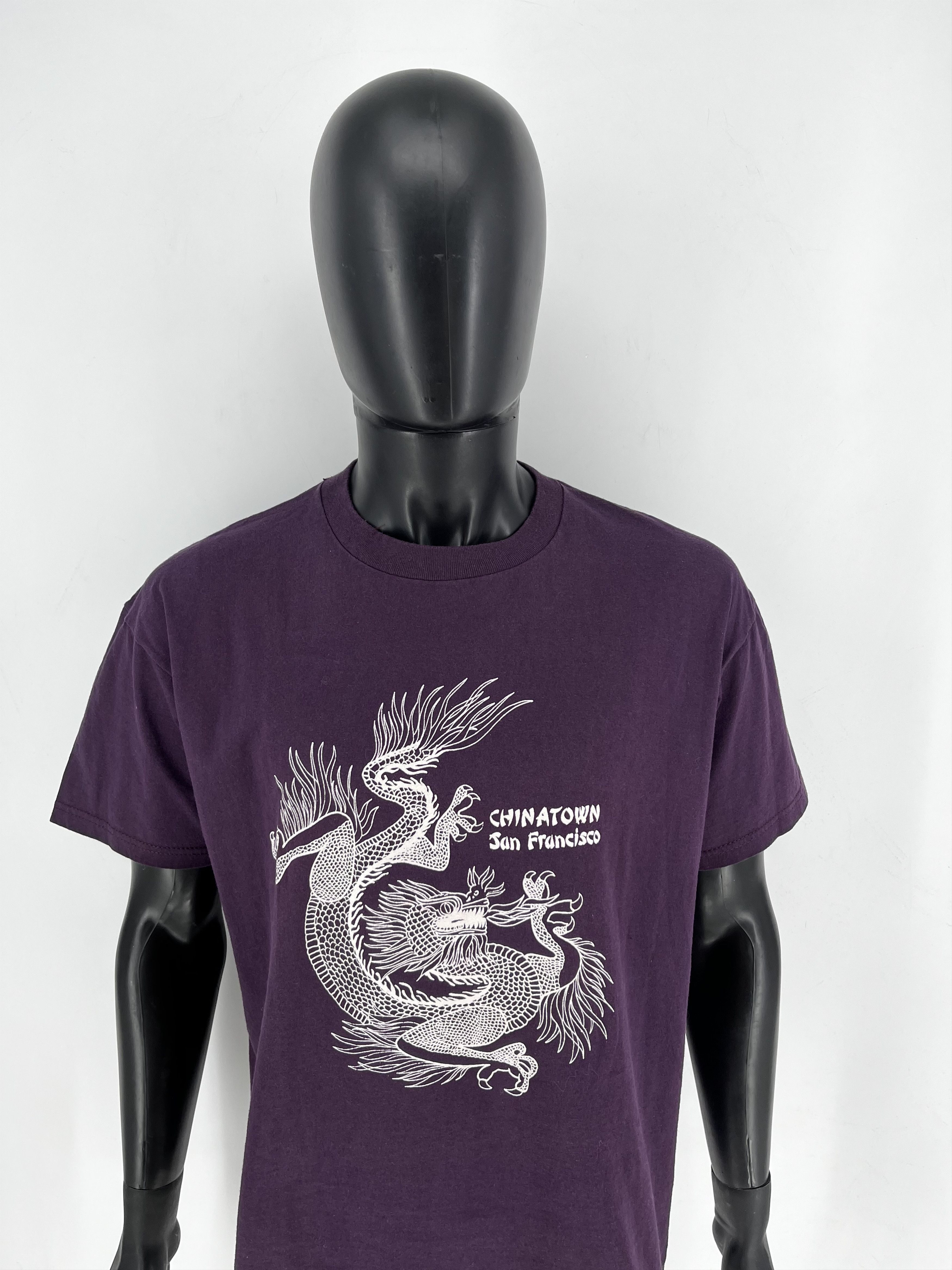 Other Vintage Y2k Washed AvantGarde Tribal Tee Dragon Streetwear L Size US L / EU 52-54 / 3 - 6 Thumbnail