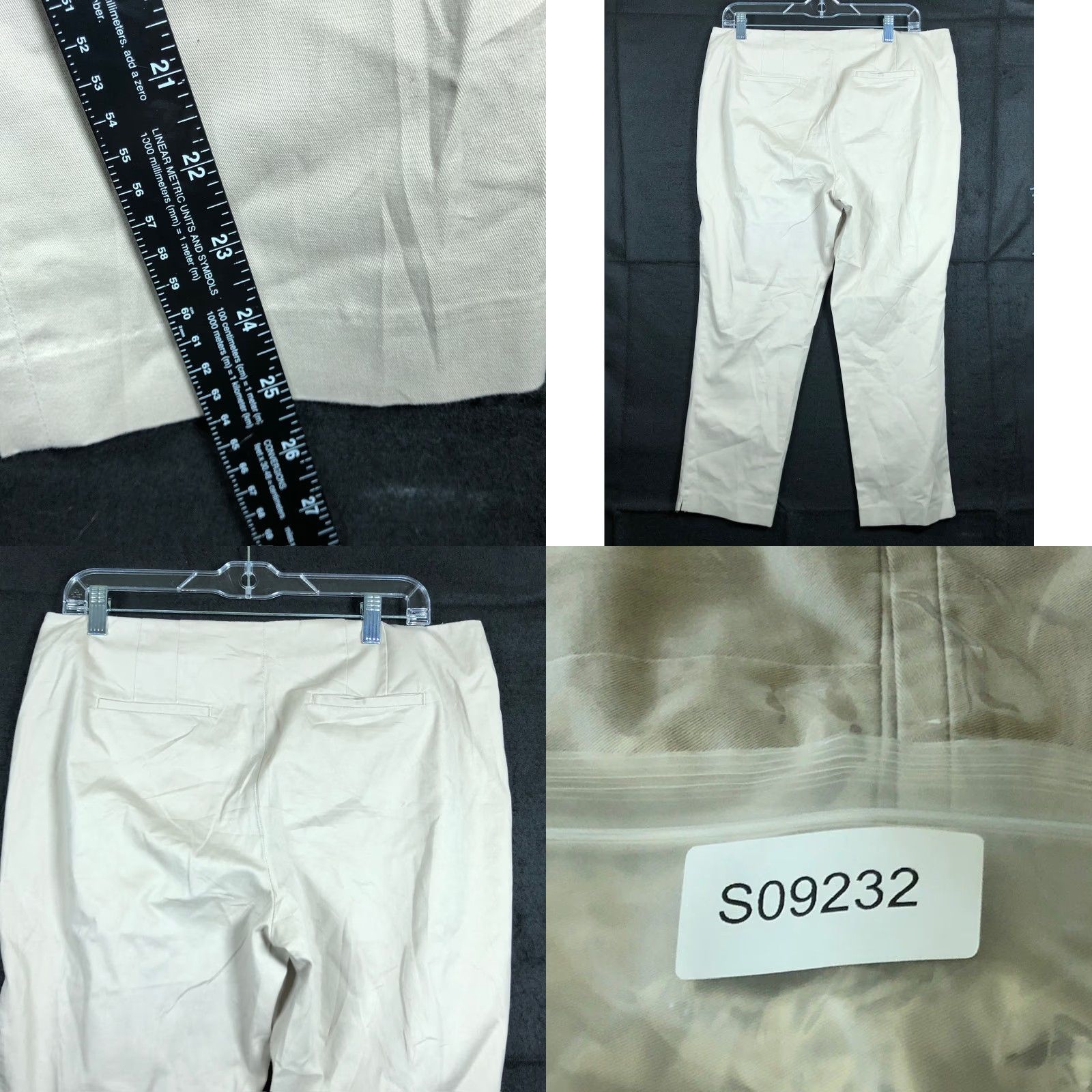 J. Jill J Jill Womens Pants Tan Petite High Rise Pull On Side Zip Ankle Stretch 12P Size 34" / US 12 / IT 48 - 8 Thumbnail