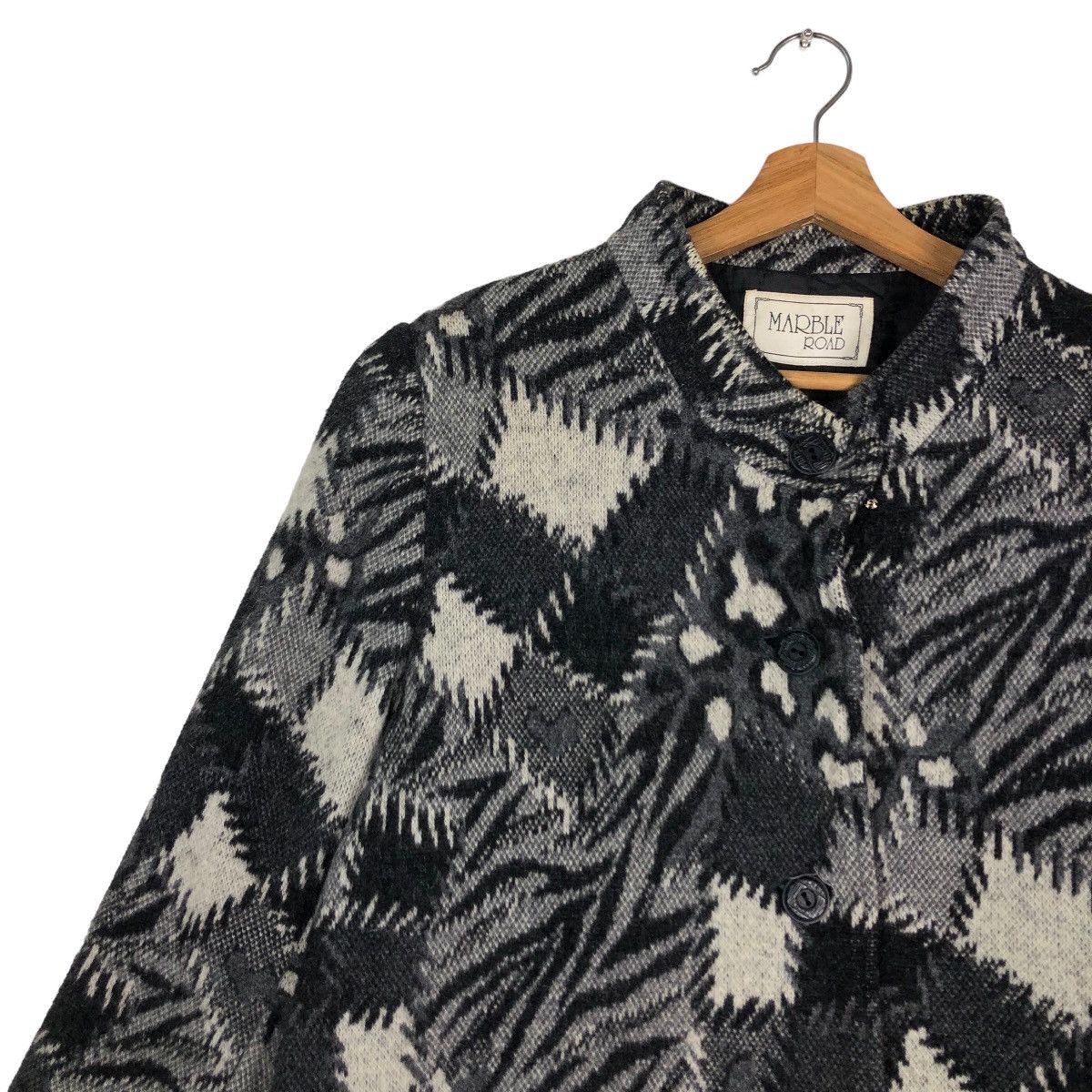 Japanese Brand 🔥Vintage Cropped Wool Jacket Marble Road Dot Issey Miyake Size US M / EU 48-50 / 2 - 7 Thumbnail