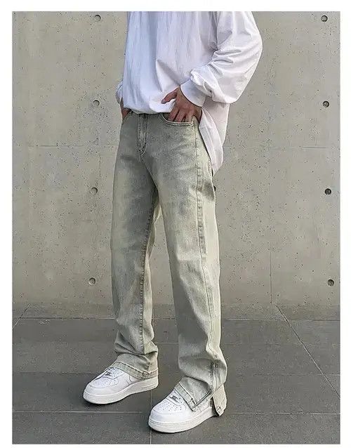 Japanese Brand Y2K Men Distressed Skinny Jeans Size US 32 / EU 48 - 2 Thumbnail