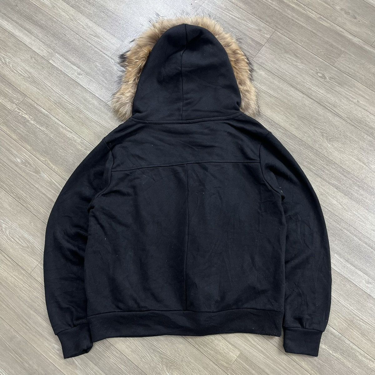 Japanese Brand 2000s Earth x Autumn Asymmetrical Gothic Lgb Zip Fur Hoodie Size US M / EU 48-50 / 2 - 12 Thumbnail