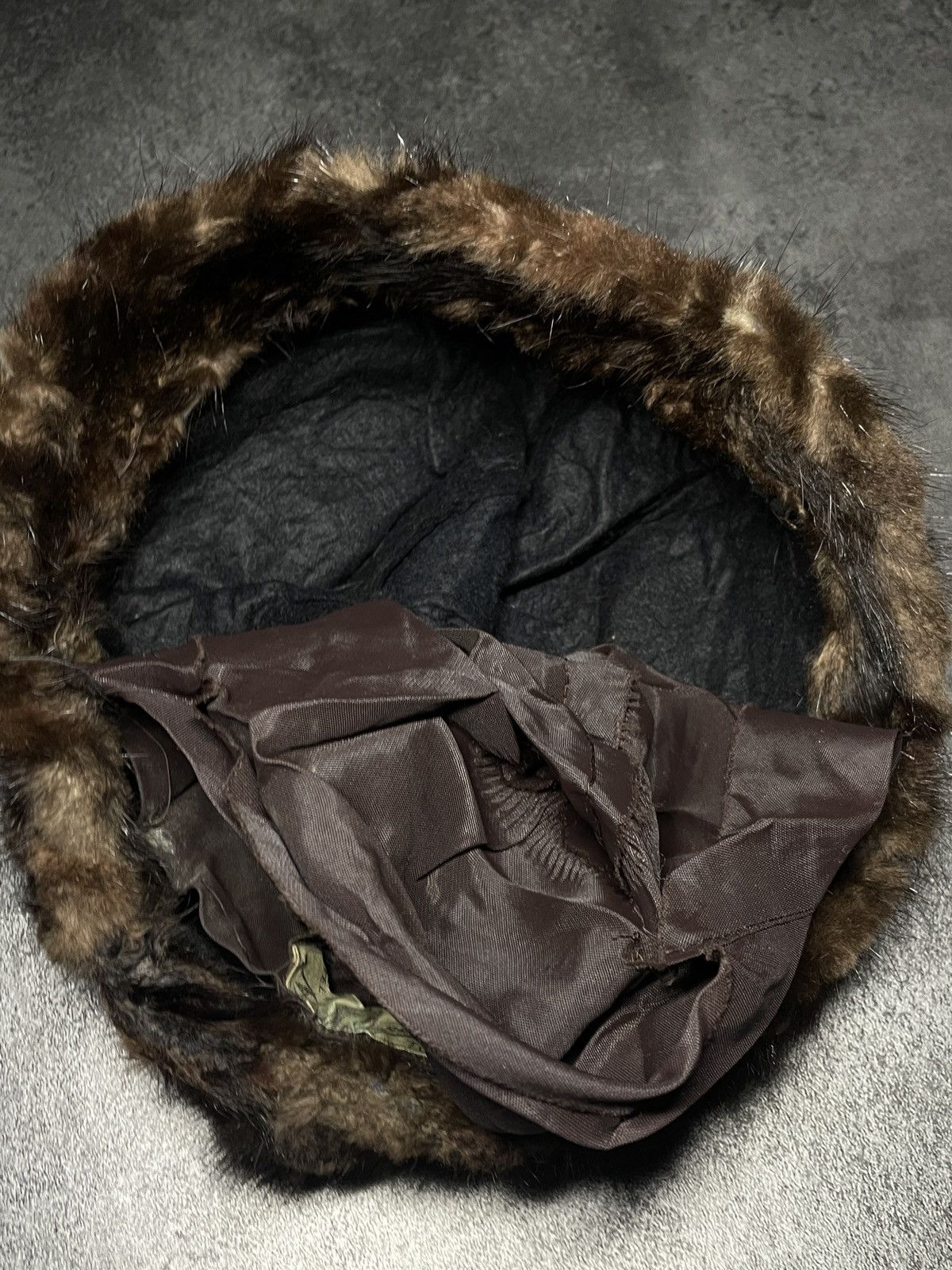 Vintage 🔥RARE🔥Fur Vintage 90s Cap Winter Streetwear Rare Hype Cozy Size ONE SIZE - 8 Thumbnail