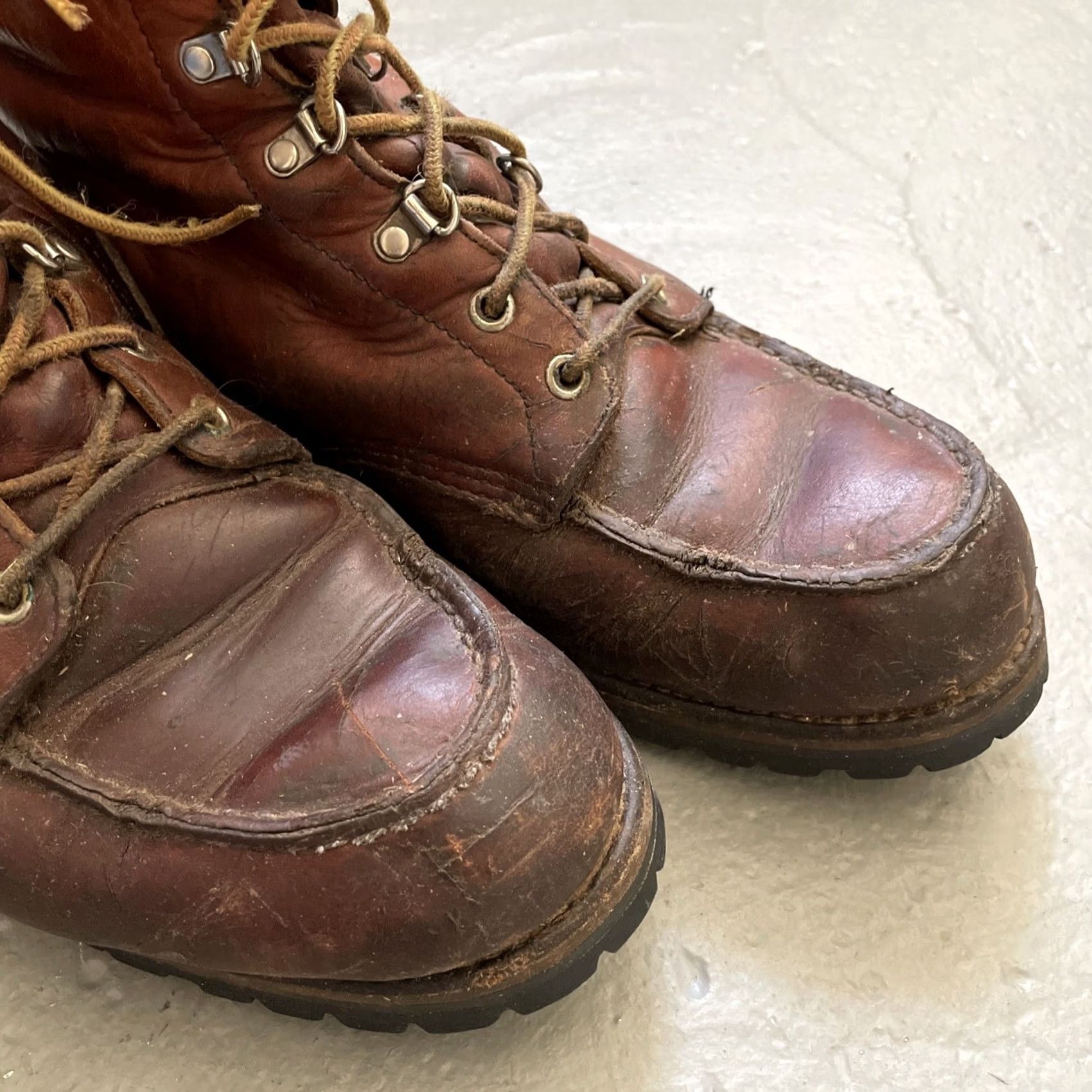 Vintage VINTAGE Red Wing Irish Setter Sport Moc Toe Leather Work Logging Boots USA 10.5 Size US 11 / EU 44 - 4 Thumbnail