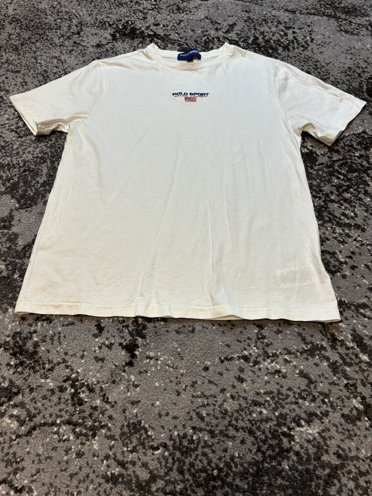 Polo Ralph Lauren × Vintage Polo Sport Ralph Lauren embroidered USA logo t-shirt Size M / US 6-8 / IT 42-44 - 2 Thumbnail