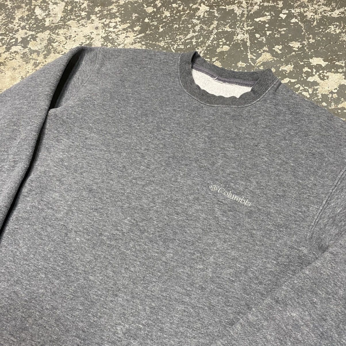 Columbia × Vintage Vintage Columbia Grey Blank Crewneck Sweatshirt Size US S / EU 44-46 / 1 - 4 Thumbnail