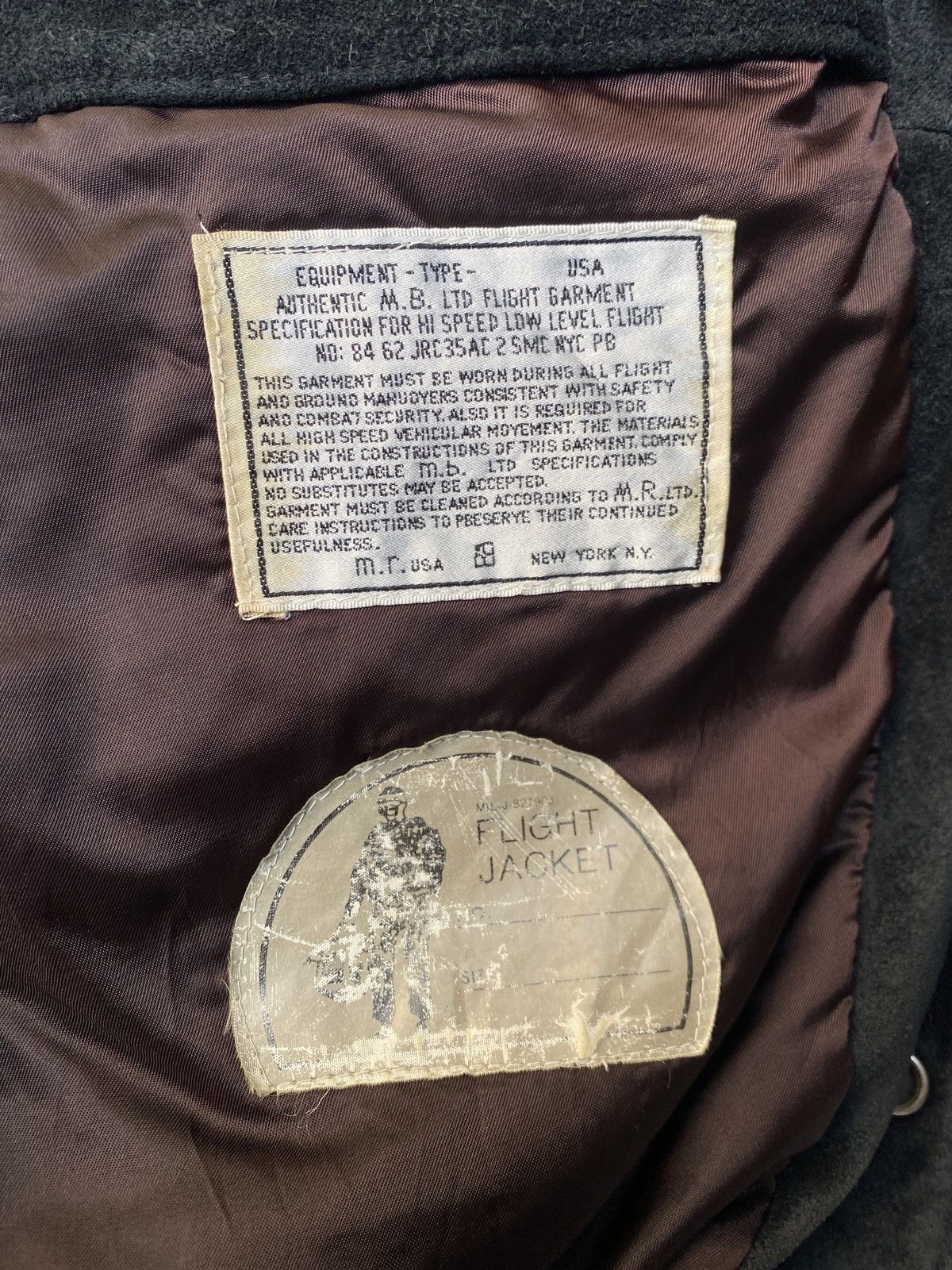 Vintage vintage mike birnies pilot leather jacket Size US L / EU 52-54 / 3 - 9 Thumbnail