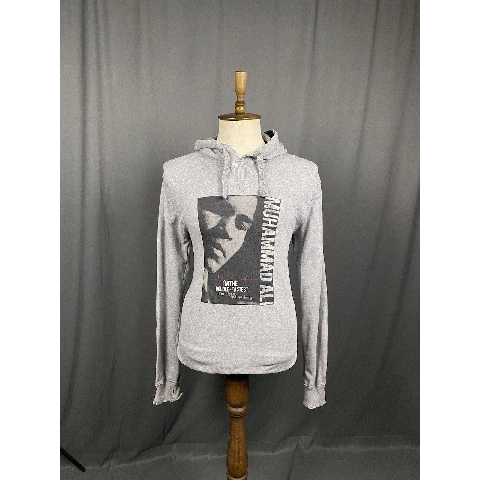 Dolce & Gabbana Dolce&Gabbana Muhammad Ali Men's Gray Hoodie Sweater Size 50 Size US M / EU 48-50 / 2 - 3 Thumbnail