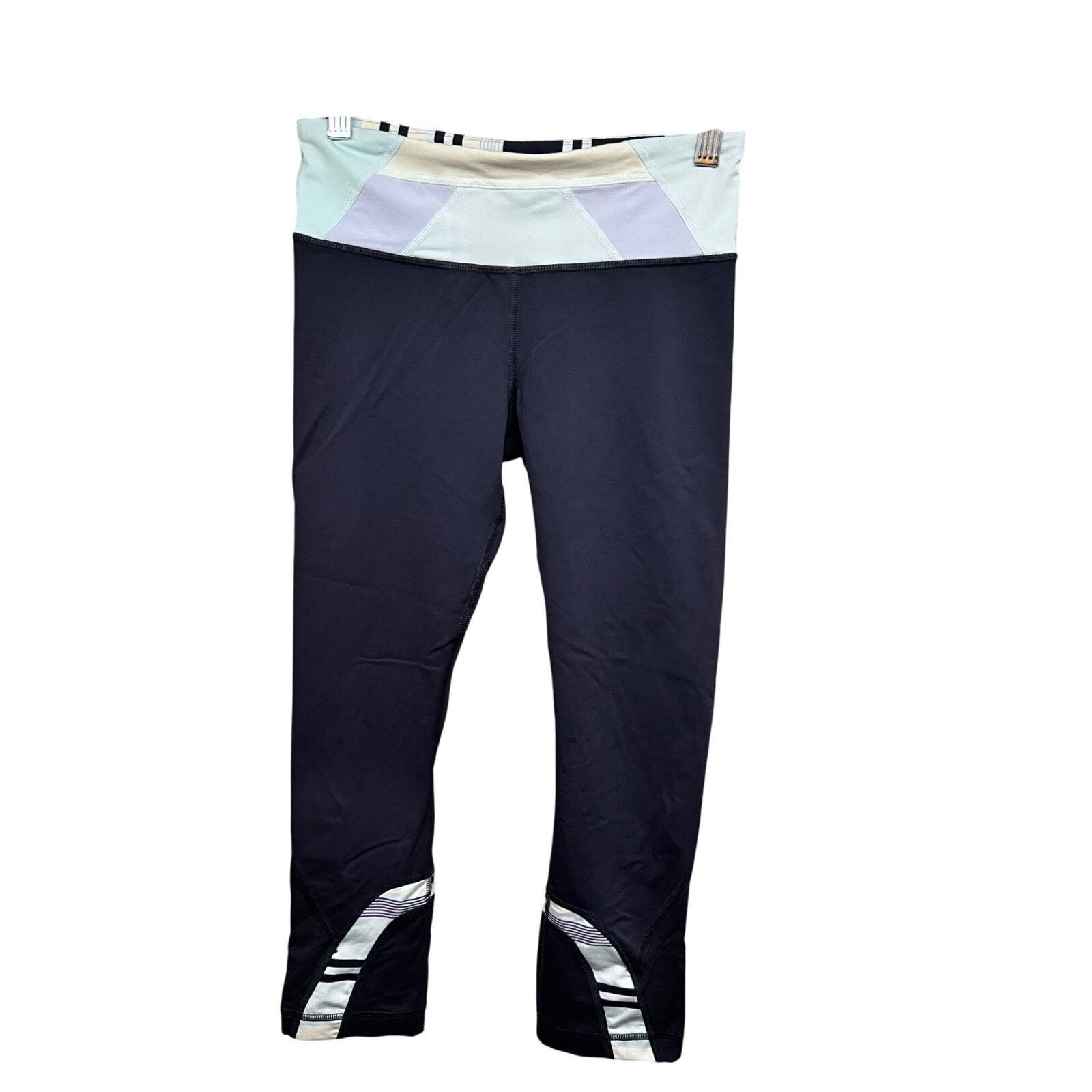 Lululemon Lululemon Run Inspire Crop II Yoga Leggings Sz 4 Zip Pocket Size 27" / US 4 / IT 40 - 4 Thumbnail