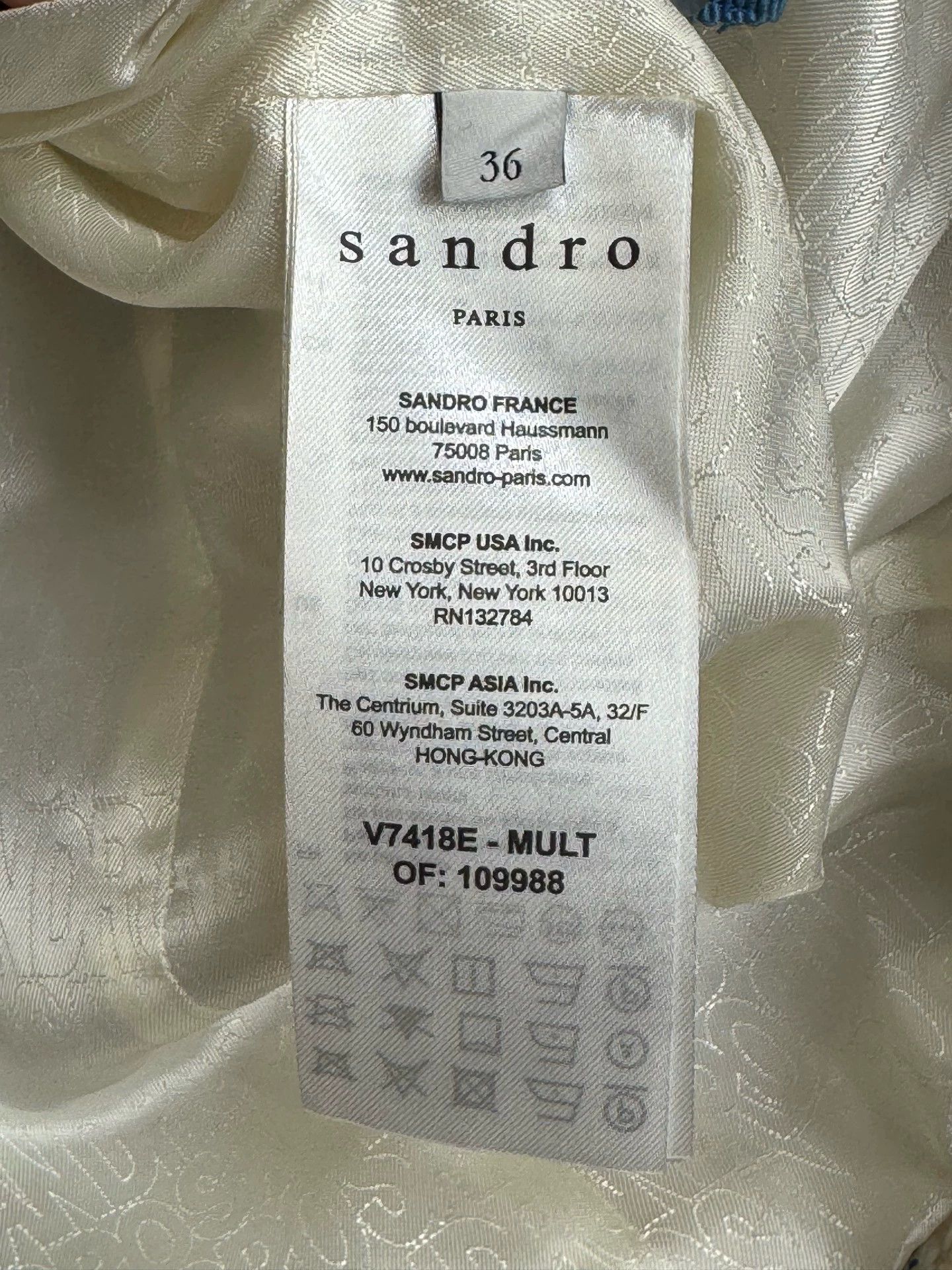 Sandro Sandro Chanel-style checked jacket women's new 36 Size XS / US 0-2 / IT 36-38 - 6 Thumbnail