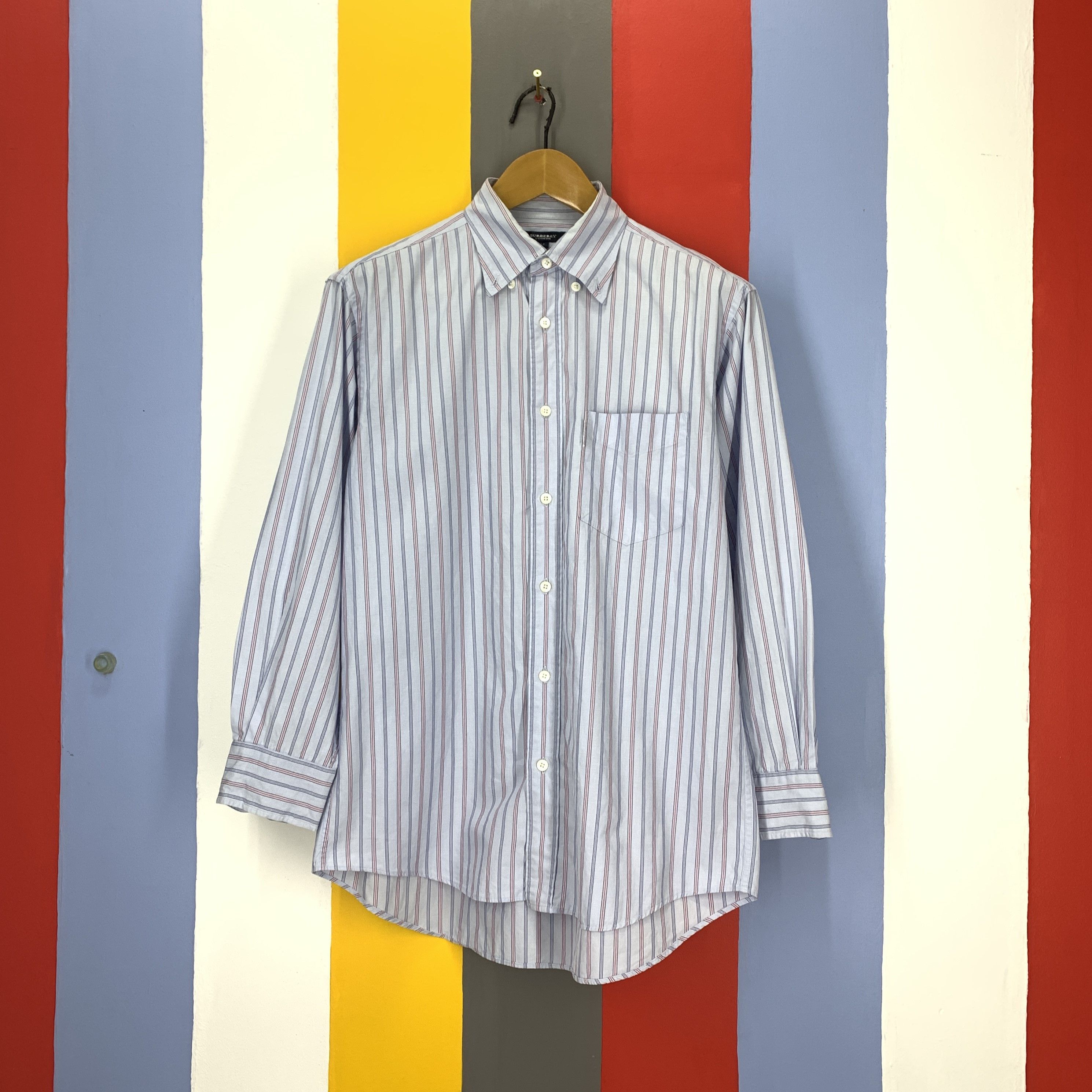 Burberry BURBERRY LONDON Striped Shirt #1899/09 Size US M / EU 48-50 / 2 - 1 Thumbnail