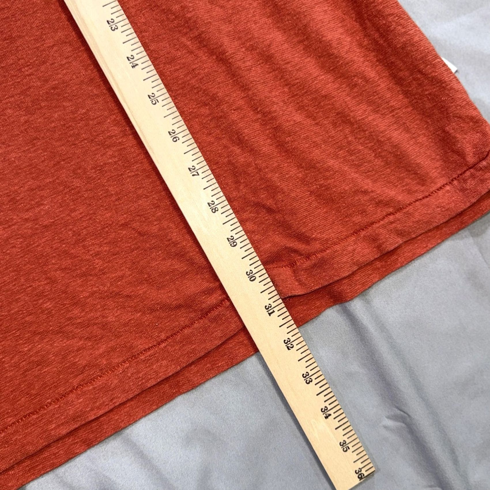 Vintage Wellen Shirt Mens 2XL Orange Heather Crewneck Solid Casual Tee Size US XXL / EU 58 / 5 - 7 Thumbnail