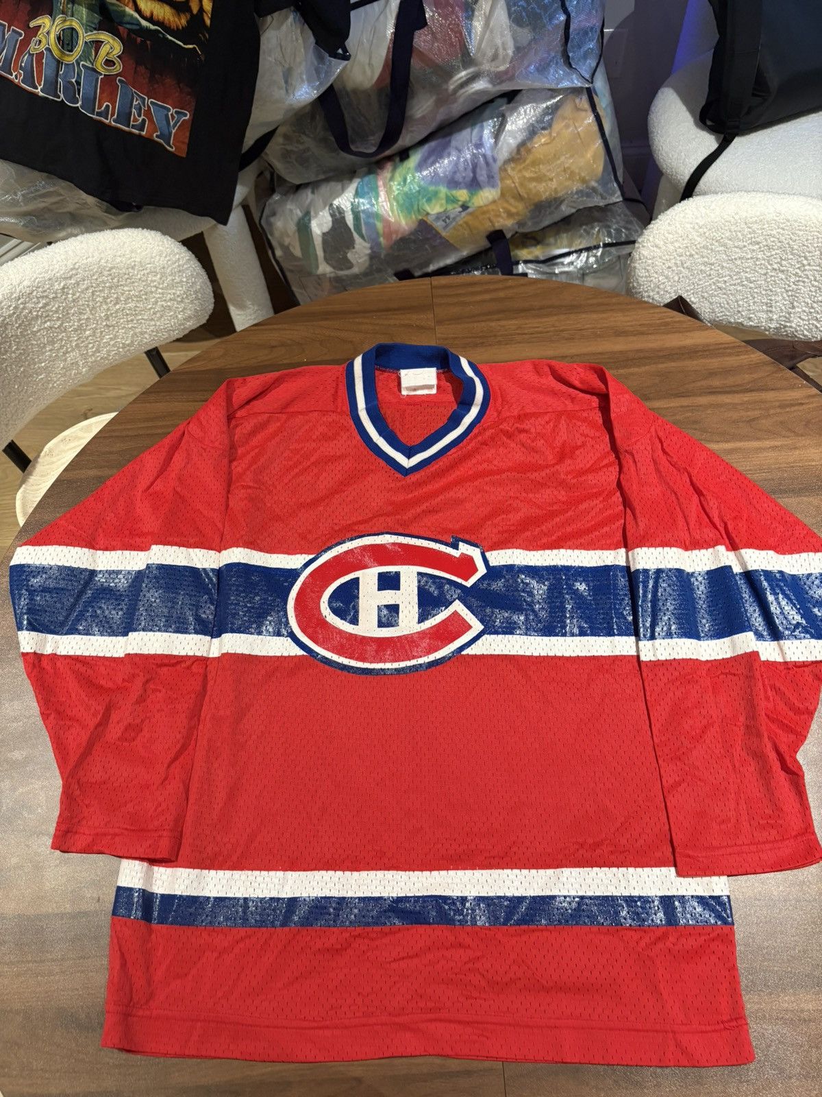 Vintage Vintage 1980s montreal Canadian’s home jersey Size US XL / EU 56 / 4 - 1 Thumbnail