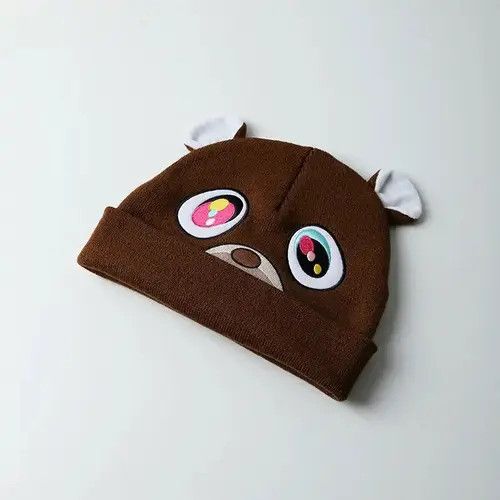 Other Custom Brown Inspired by College Graduation Bear Beanie Hat Size ONE SIZE - 5 Thumbnail
