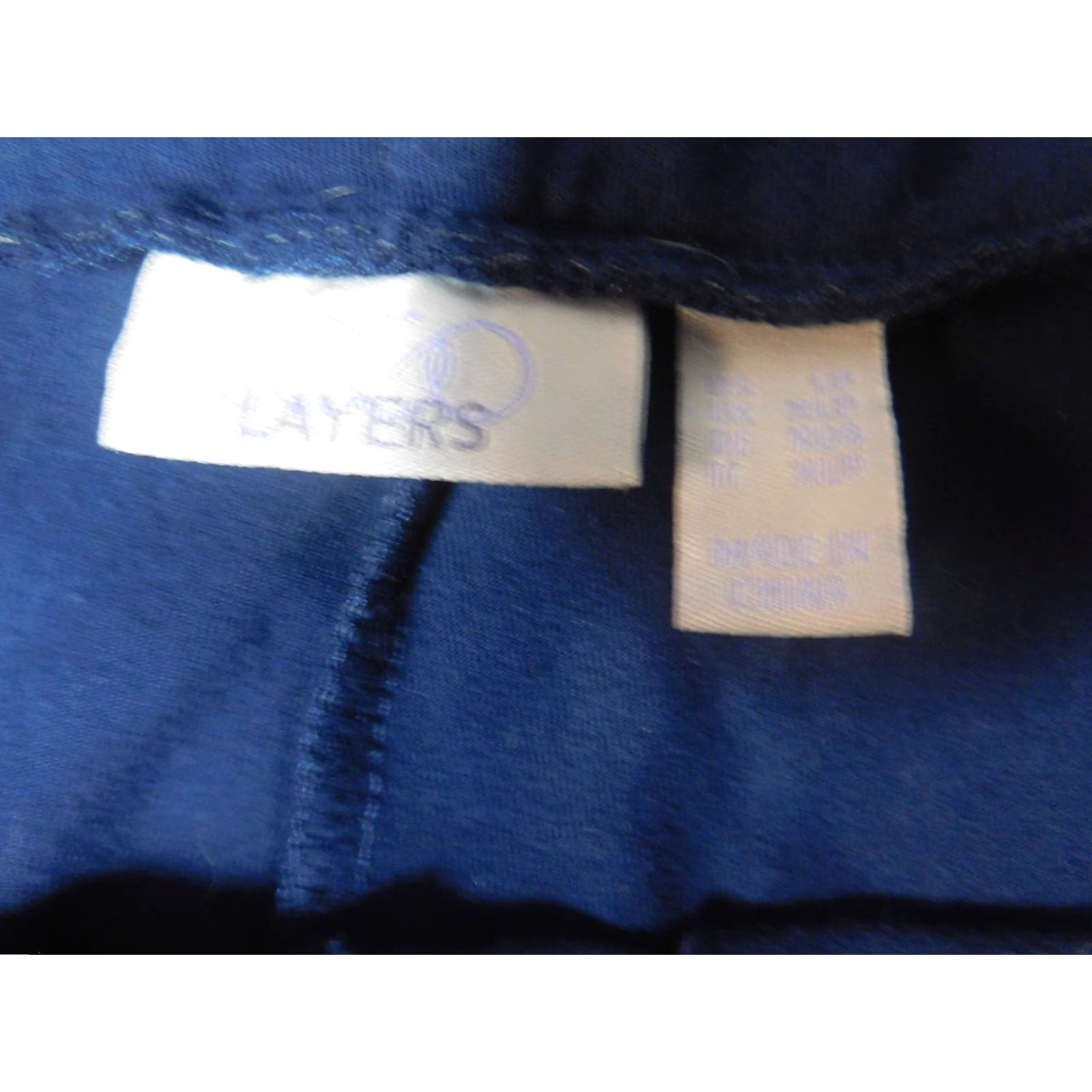 Vintage LOGO by Lori Goldstein Legging Leggings Petites Womens blue stretch 34 in PL Blue Ankle Inseam 26 in Stretch Logo Womens Size 24" / US 00 / IT 34 - 4 Thumbnail