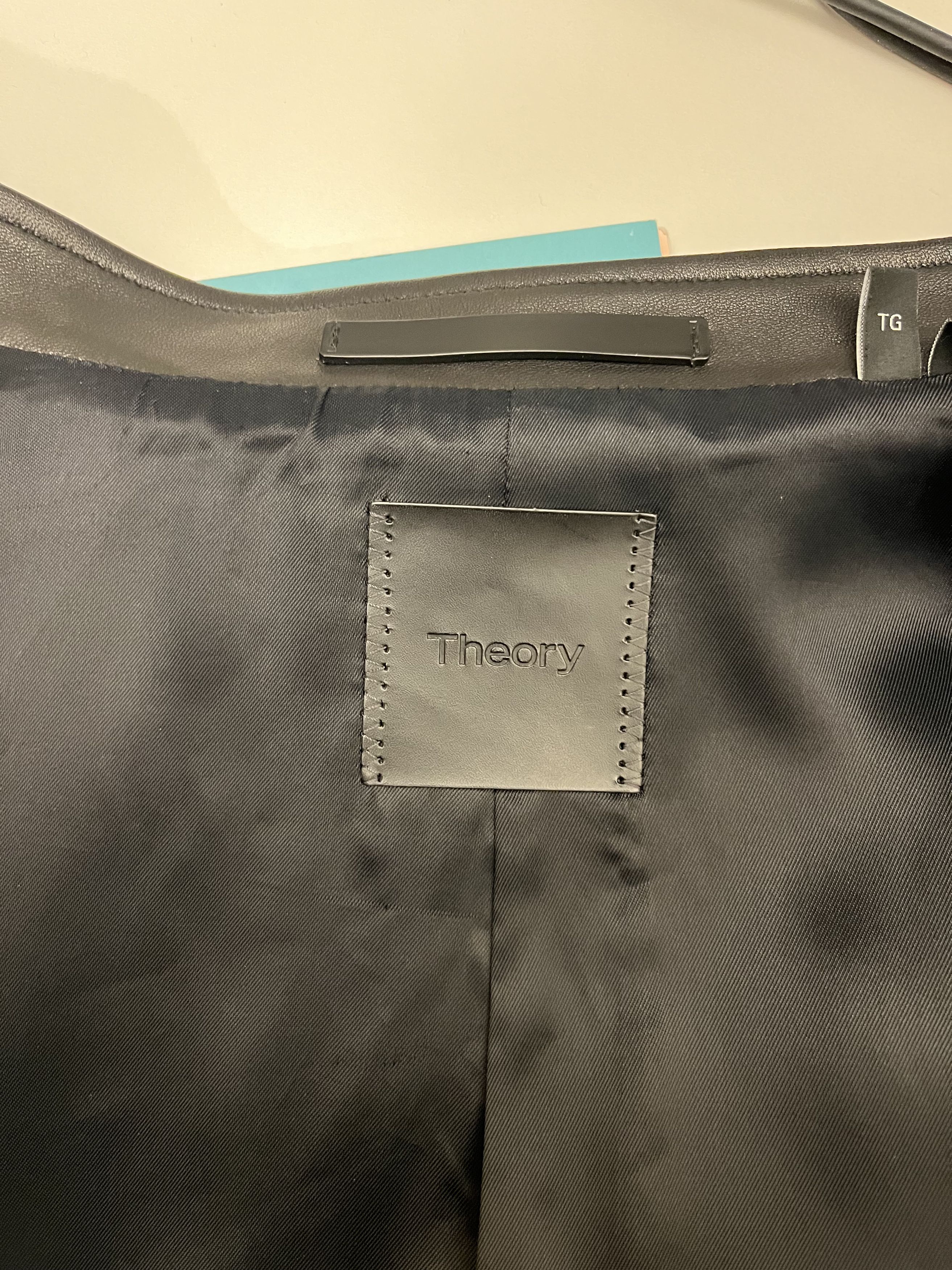 Theory Theory Leather Jacket Size US XL / EU 56 / 4 - 5 Thumbnail