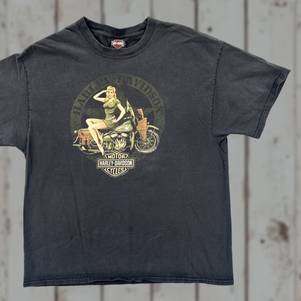 Harley Davidson VINTAGE Harley-Davidson Men’s XL Black Biker T-Shirt Las Vegas HD EUC Size US XL / EU 56 / 4 - 1 Thumbnail