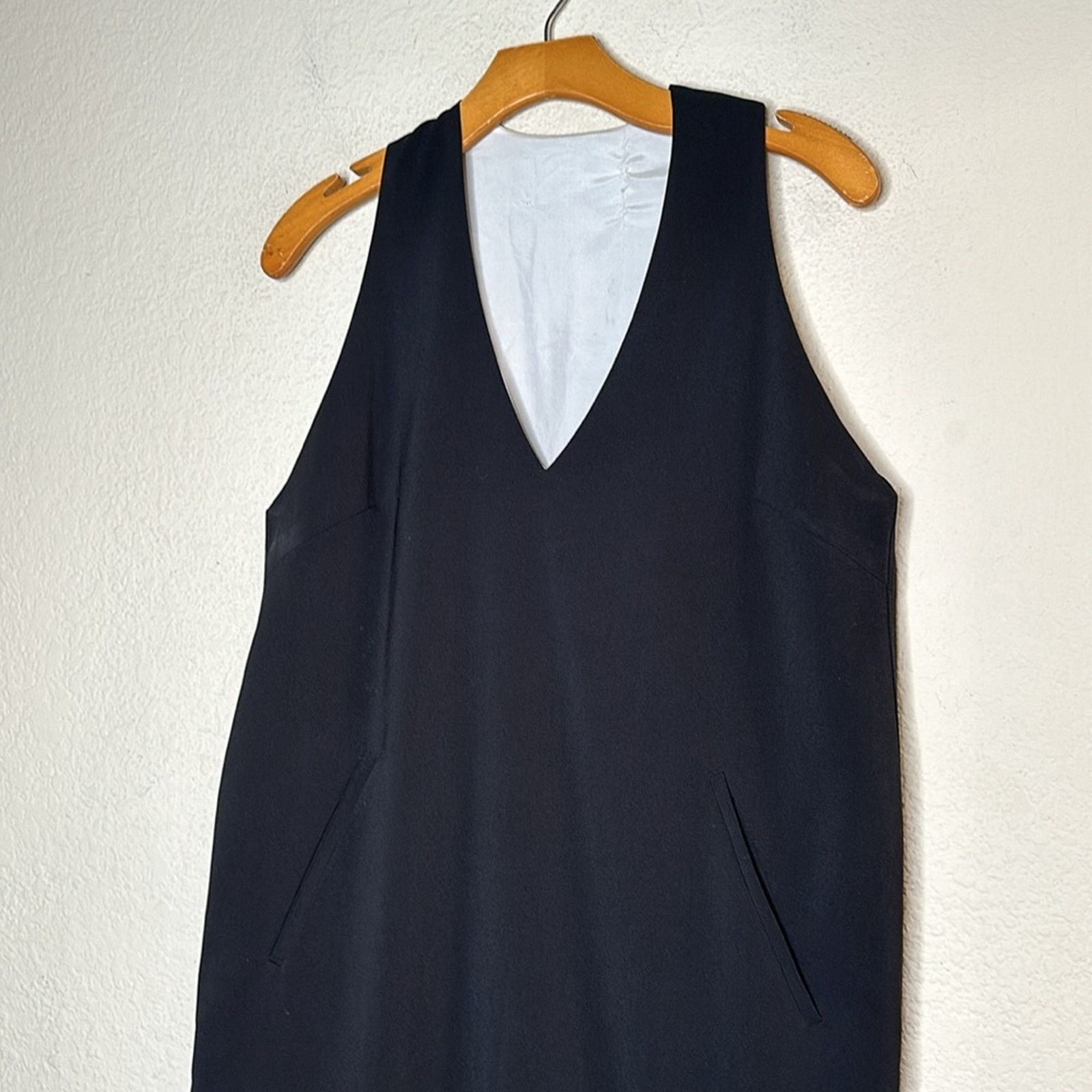 Brochu Walker Brochu Walker Aude Shift Crepe Dress Minimalist Black Small Size S / US 4 / IT 40 - 5 Thumbnail