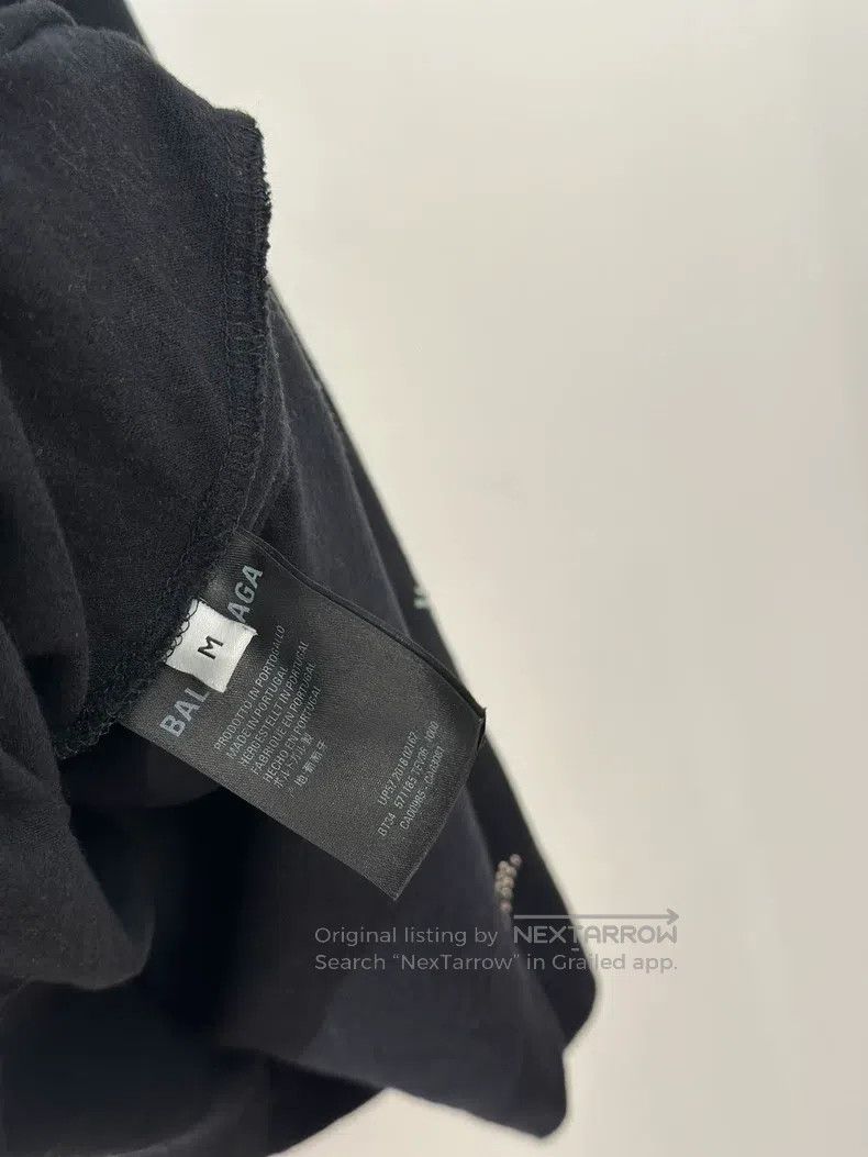 Balenciaga Balenciaga Black crystal studded Eiffel Tower round neck s Size US M / EU 48-50 / 2 - 4 Thumbnail