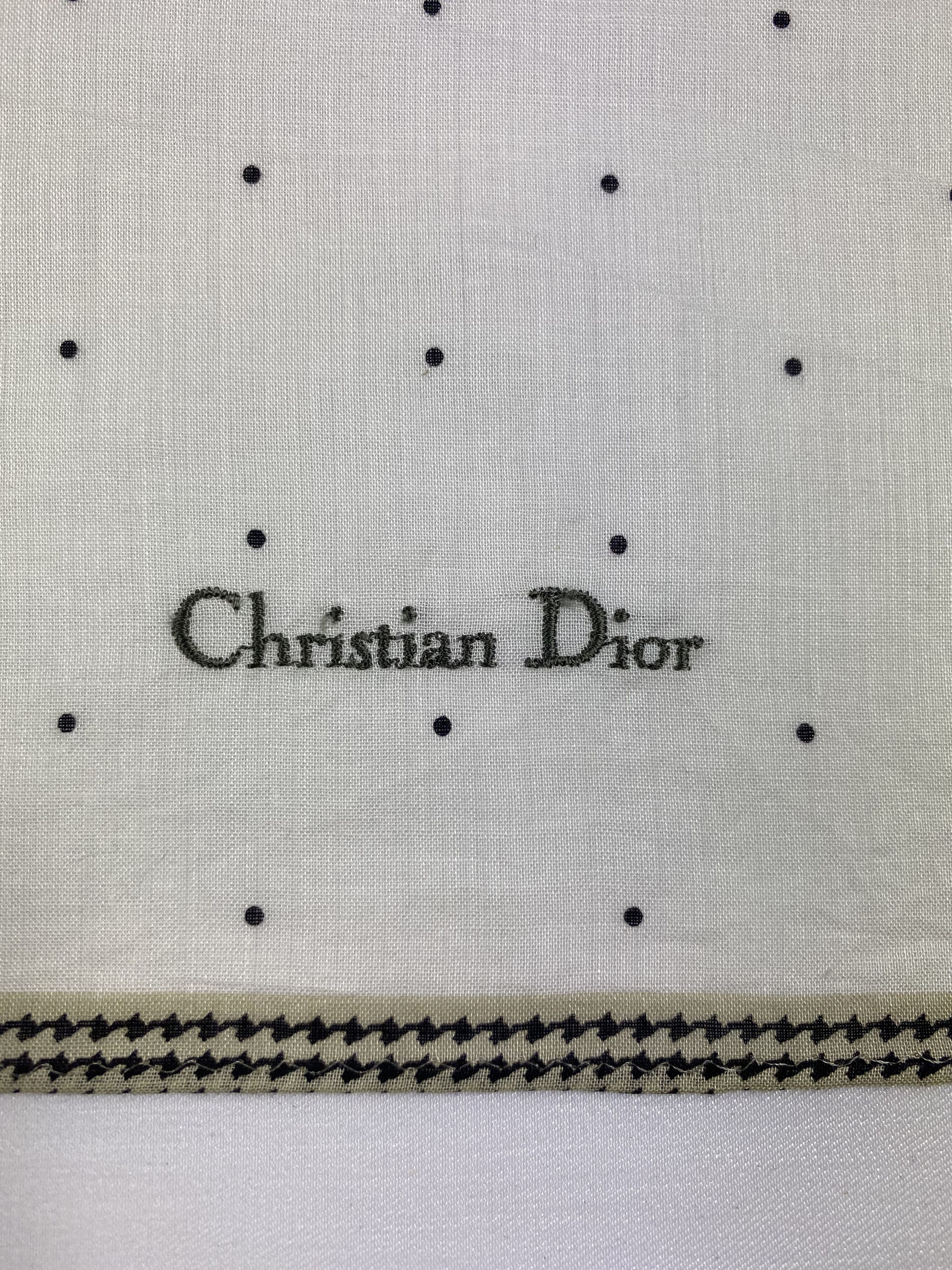 Vintage Christian DIor Handkerchief / Bandana / Neckerchief Size ONE SIZE - 5 Thumbnail