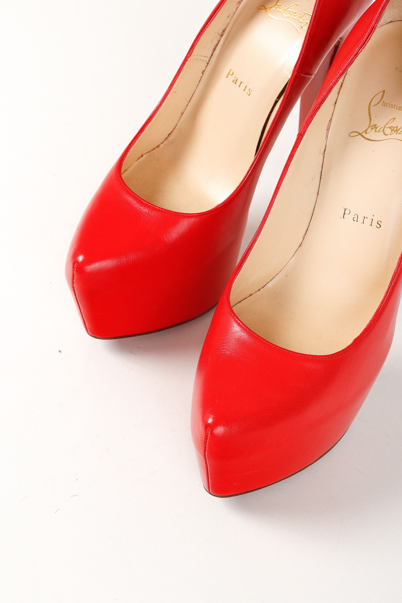 Christian Louboutin Christian Louboutin Daffodile 160 Kid-Leather Platform Pumps Size US 8.5 / IT 38.5 - 8 Thumbnail