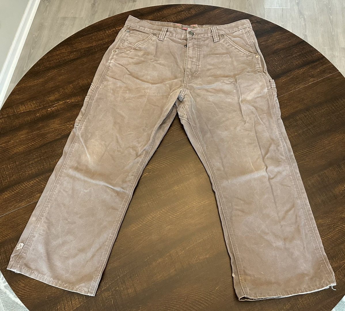 Craftsman Craftsman Workwear Carpenter Men’s Pants Gray 36x24 Hemmed Size US 36 / EU 52 - 1 Thumbnail