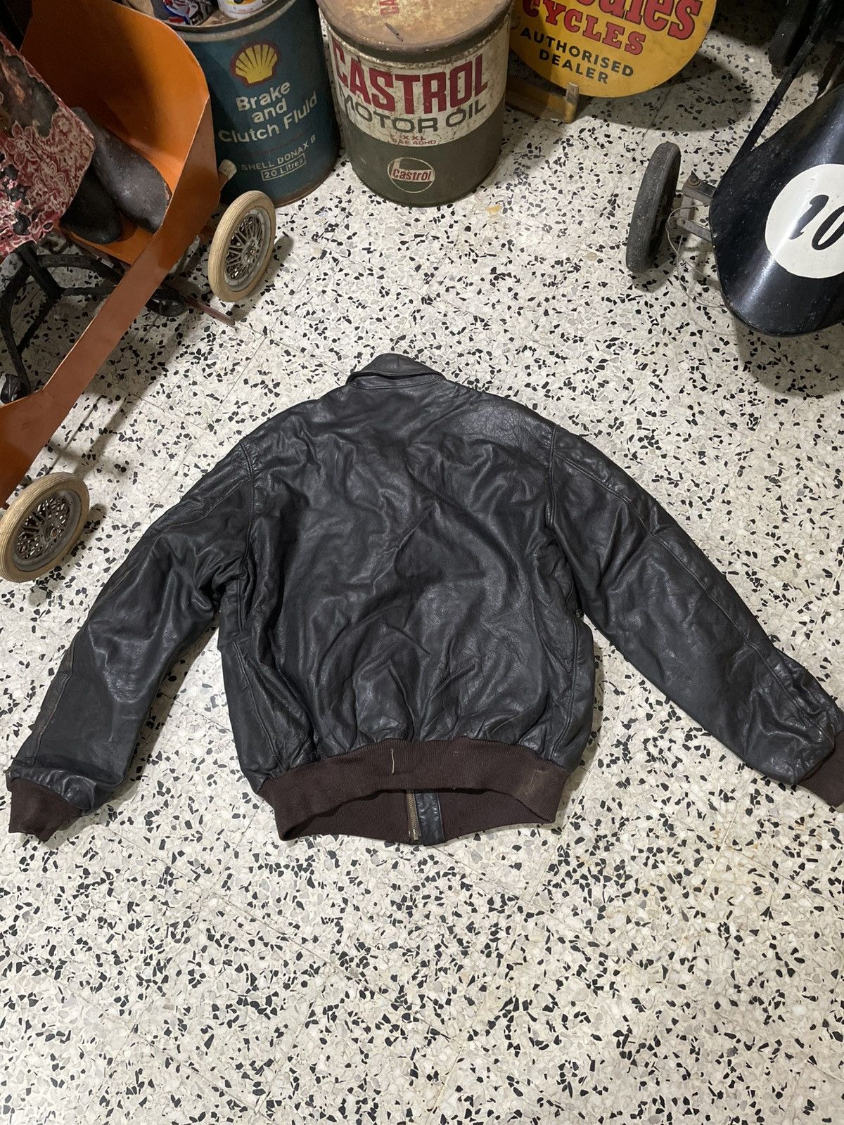 L.L. Bean L.L Bean Flying Tiger A2 Goatskin Jckt Size US L / EU 52-54 / 3 - 13 Thumbnail