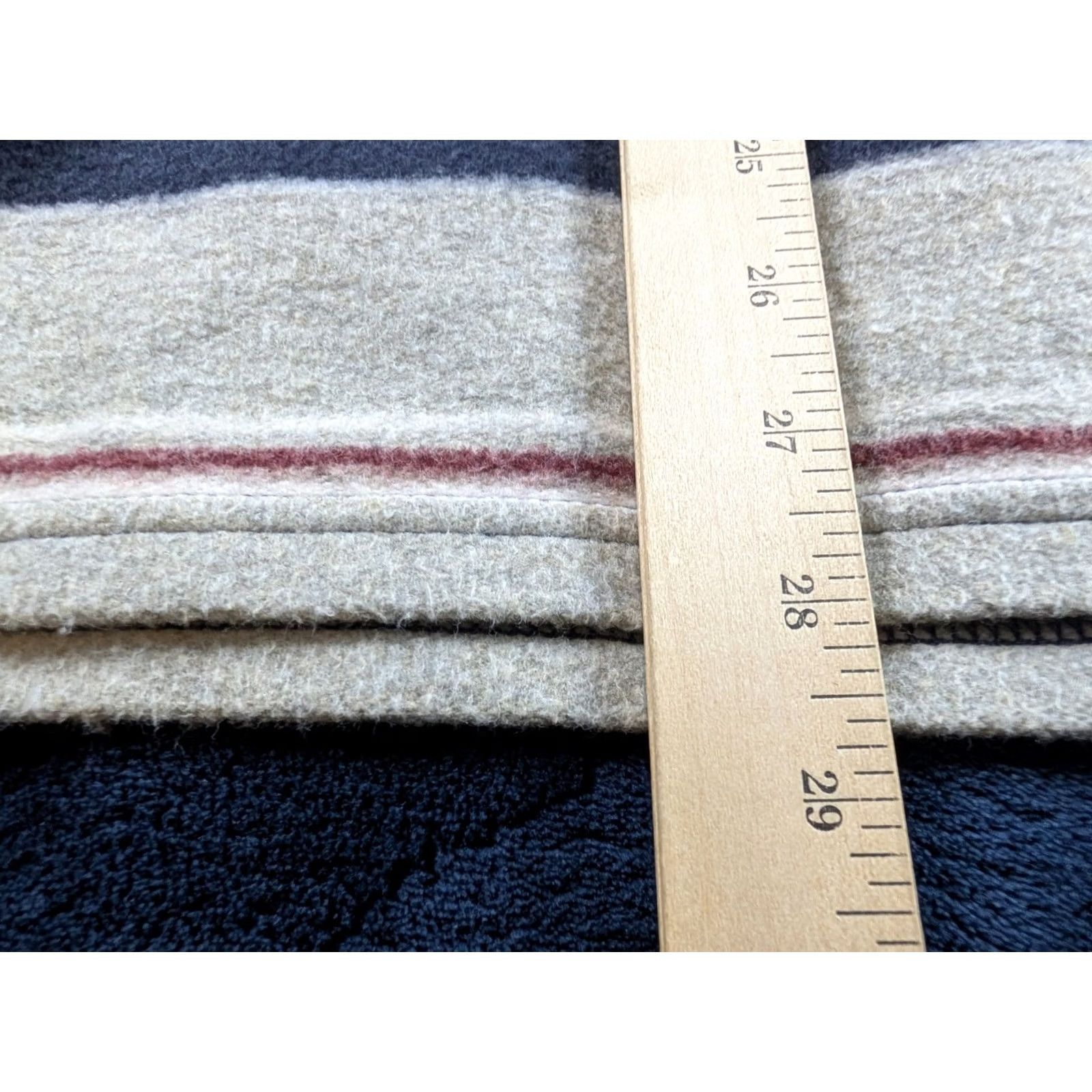 Old Navy Old Navy Polo Shirt Rugby Gray Men's L Corduroy Collar Striped Long Sleeve Polo with Buttoned Collar Cotton Blend N/A Size US L / EU 52-54 / 3 - 6 Thumbnail