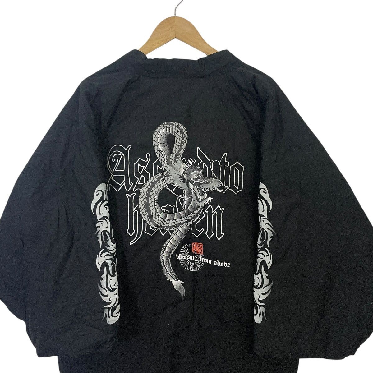 Japanese Brand Vintage Isext Dragon Big Logo Kimono Size US XL / EU 56 / 4 - 2 Thumbnail