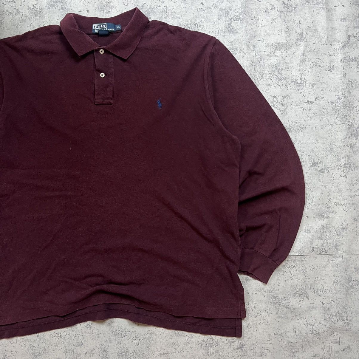 Polo Ralph Lauren 00s Ralph Lauren Small Logo Vintage Y2K Longsleeve Polo Size US XL / EU 56 / 4 - 3 Thumbnail