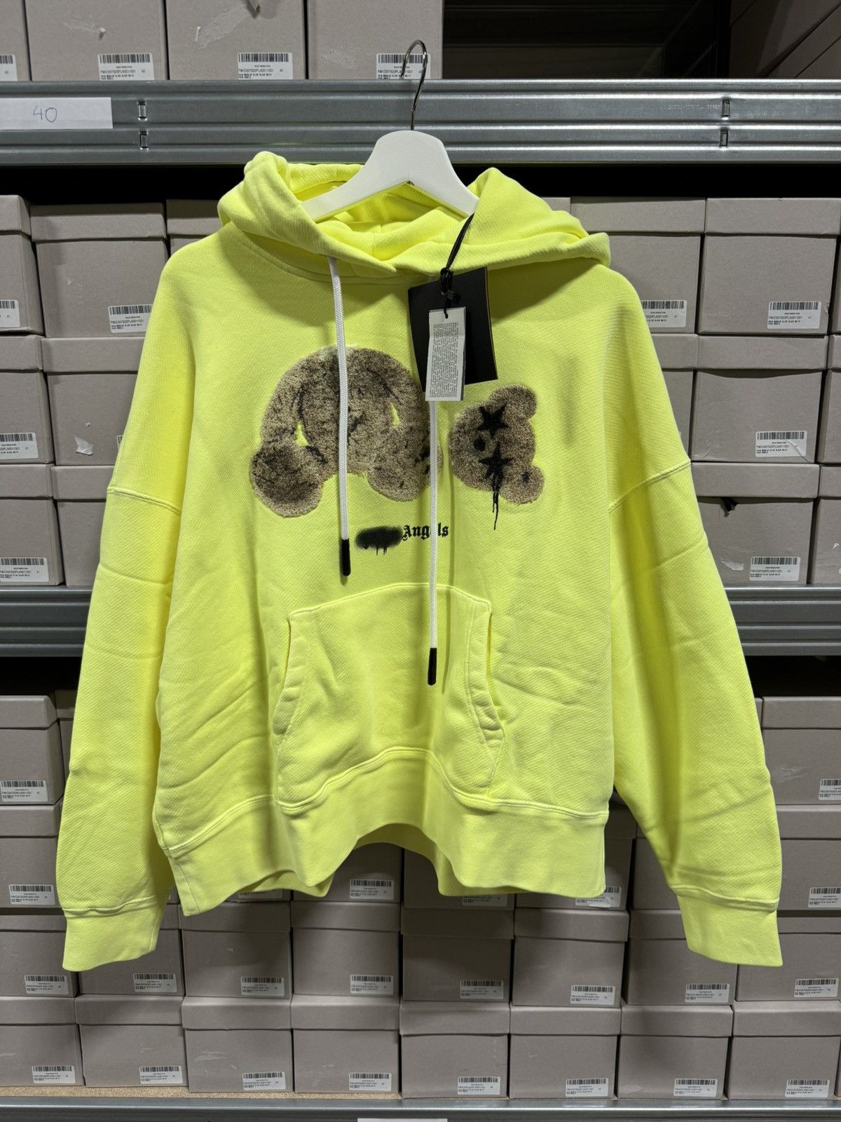 Teddy Bear Hoodie Palm Angels Yellow Hoodie Palm Angels Kill The