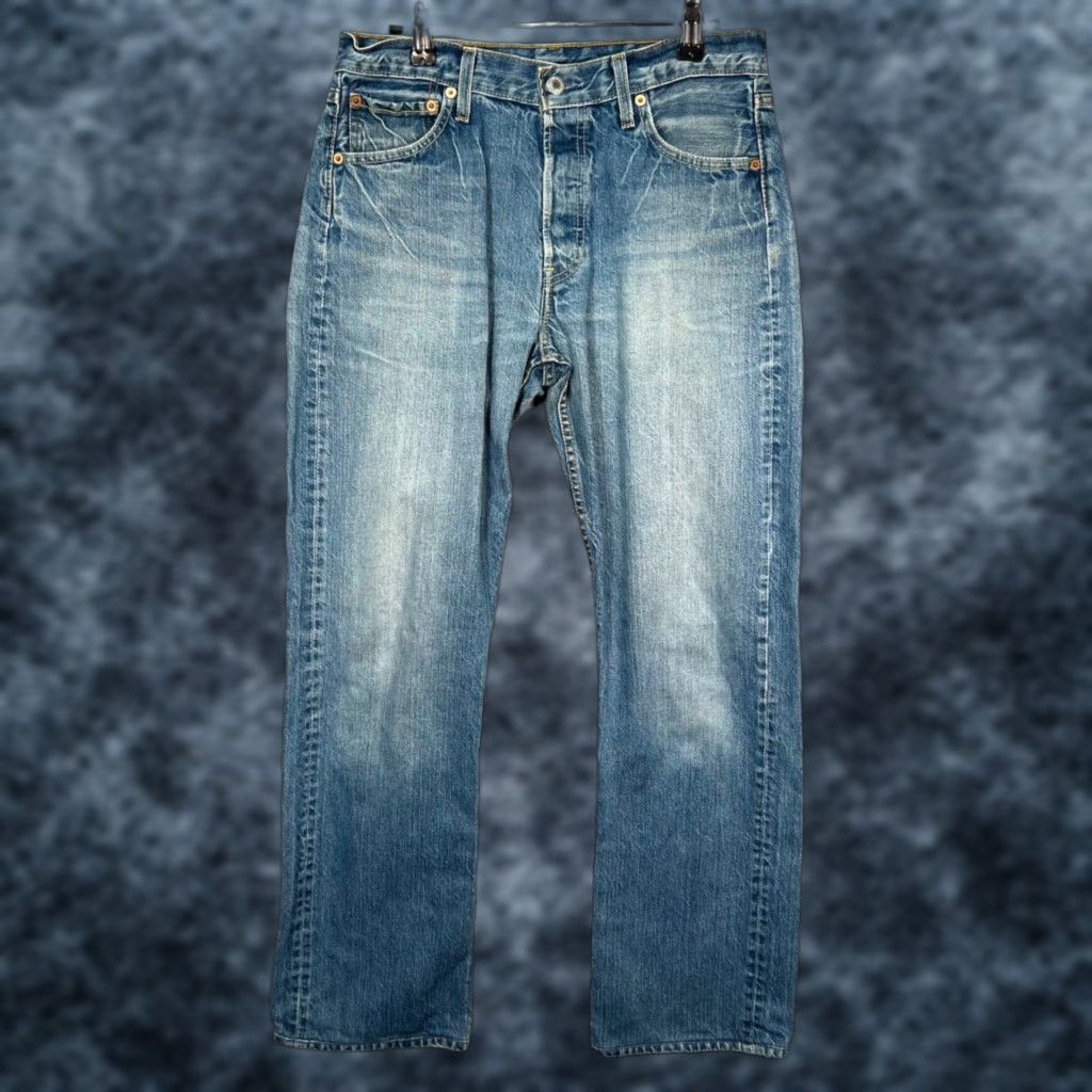 Levi's Levi's 501 Jeans Regular Size 30x29 Blue Cotton Denim Button 5-Pocket Levi's 501 Series Mens Straight Vintage No Size US 30 / EU 46 - 1 Thumbnail